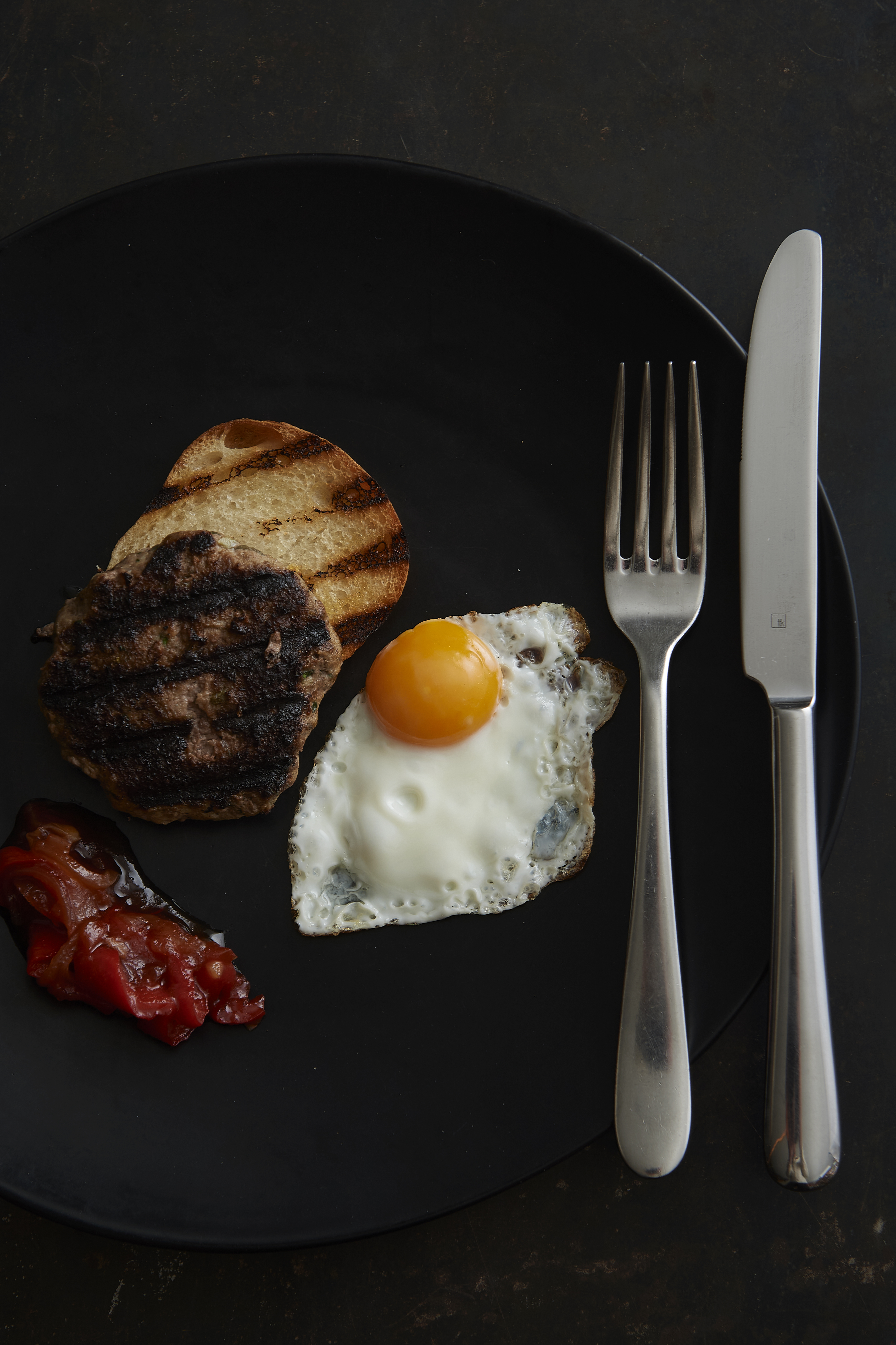 Steak tartare and burgers