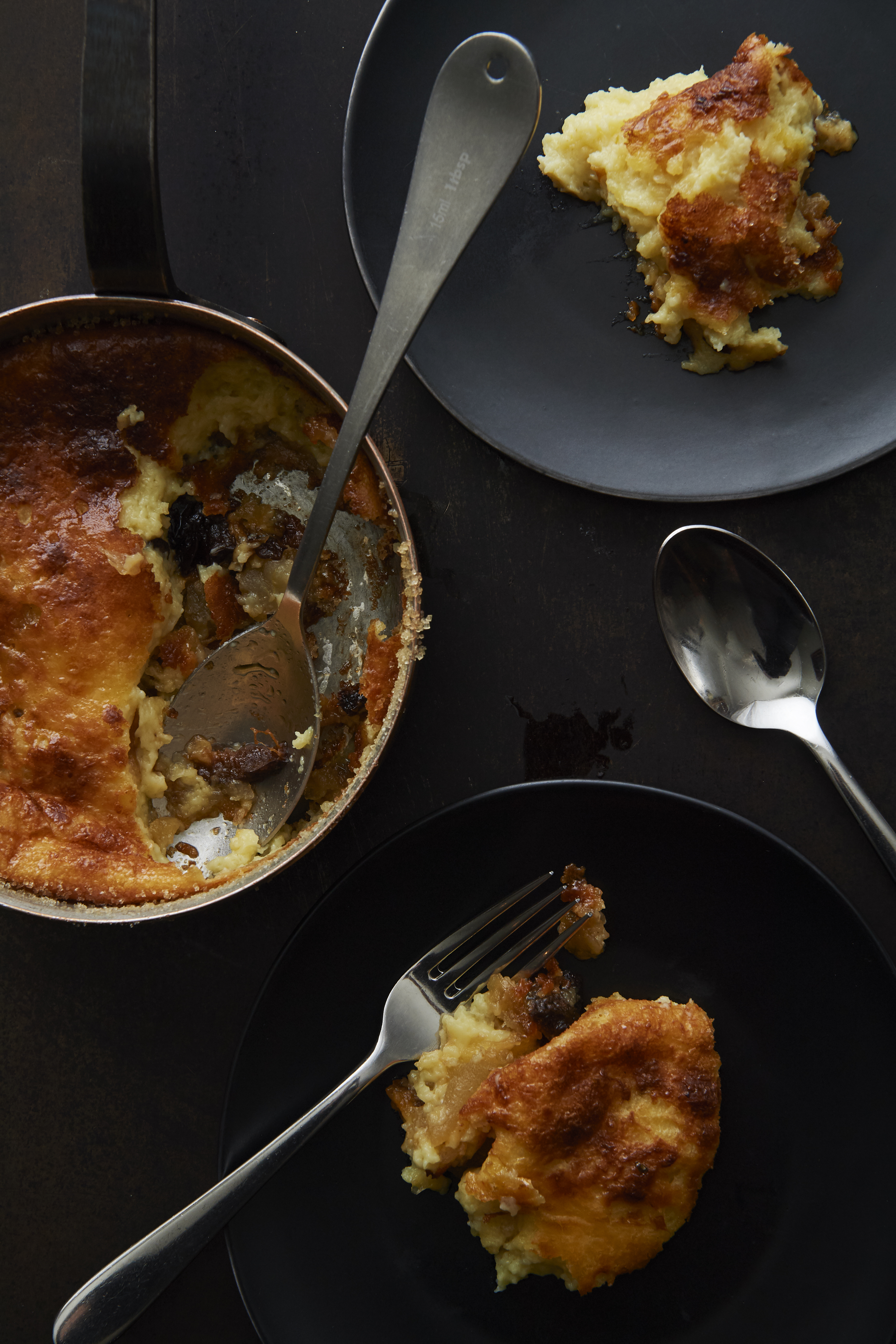 Apple and prune flaugnarde