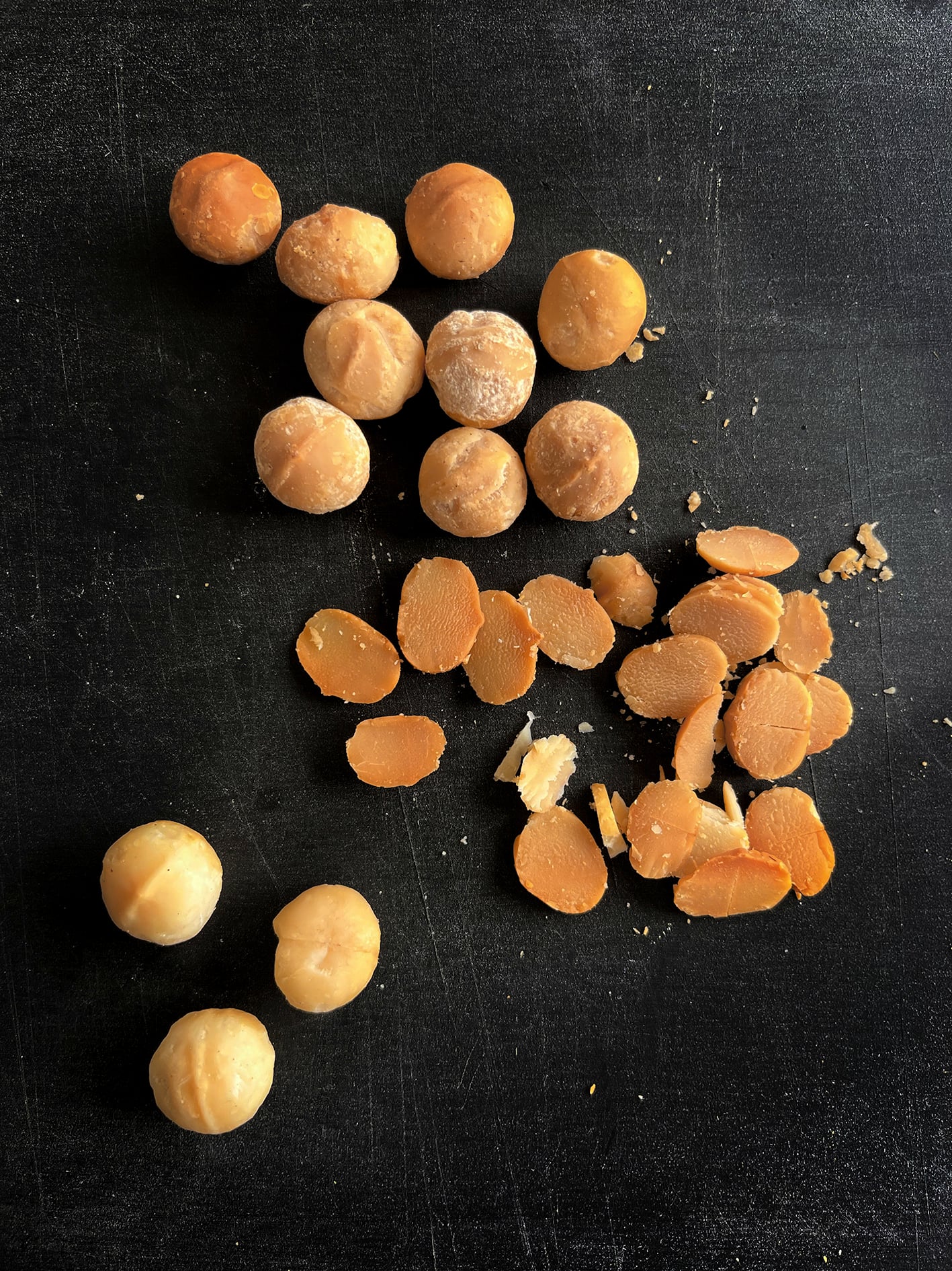 Macadamia and star anise milk toffee