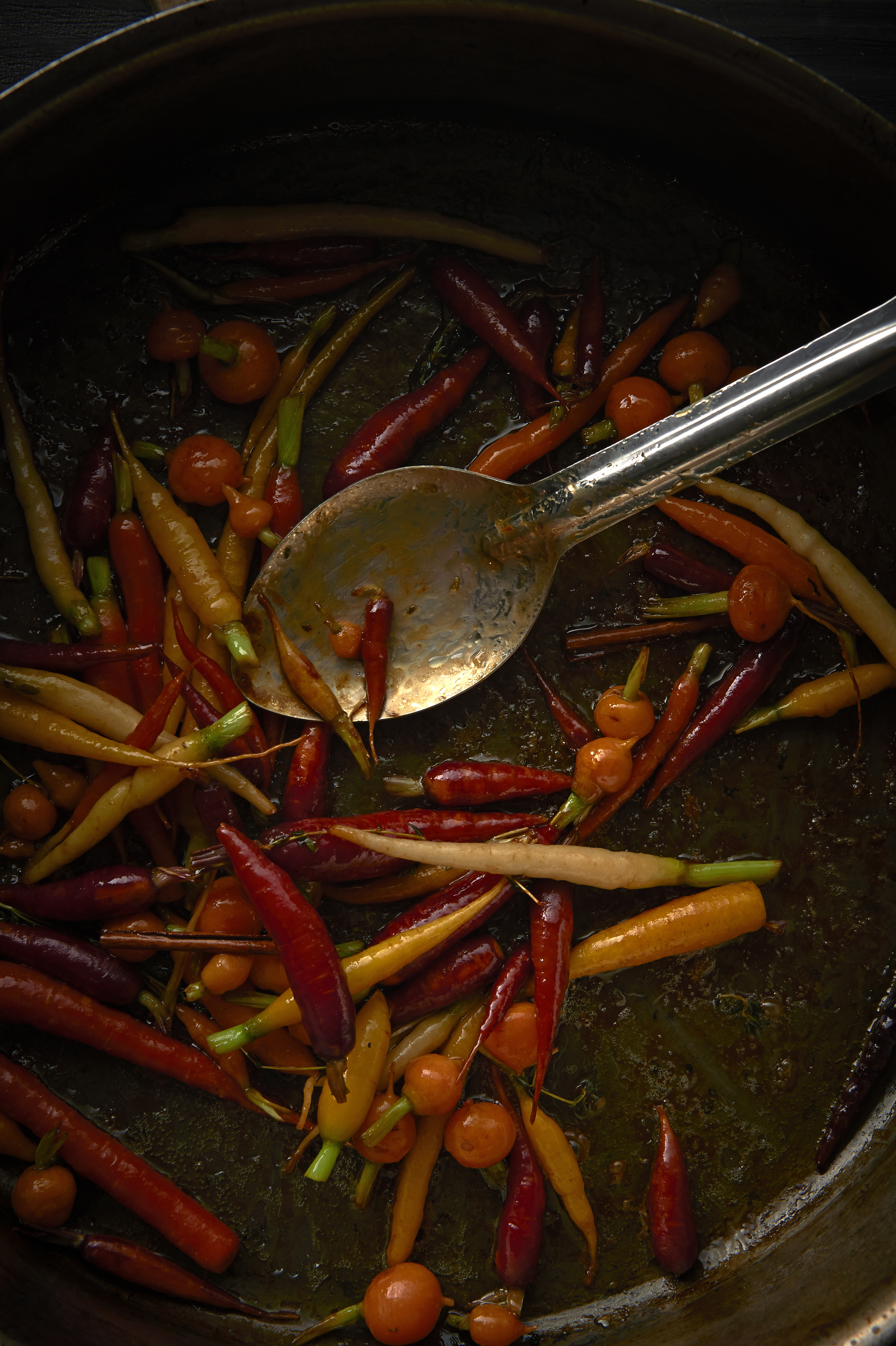 Carrot, yoghurt and honey salad