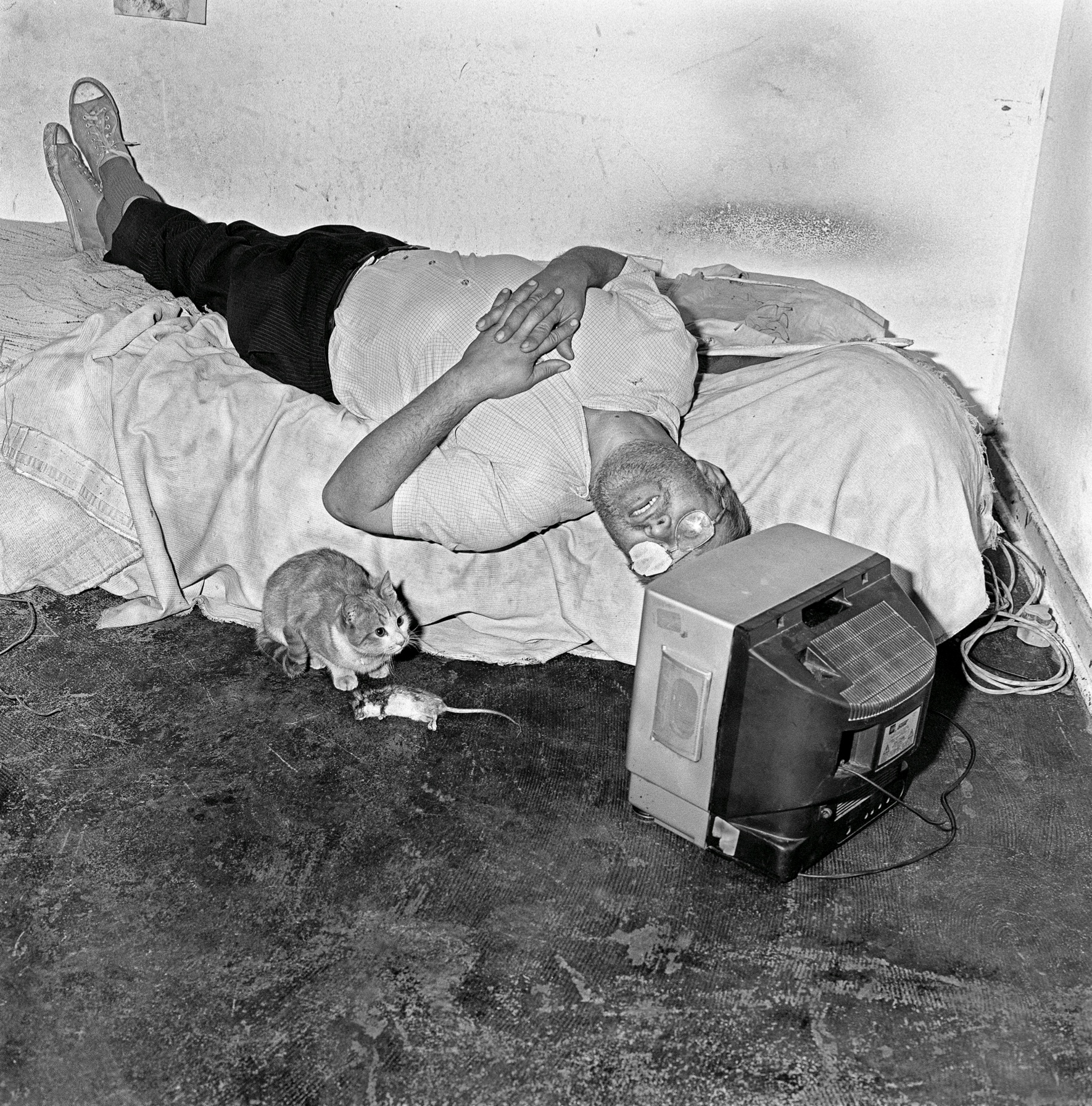 Roger Ballen's lens a dark mirror