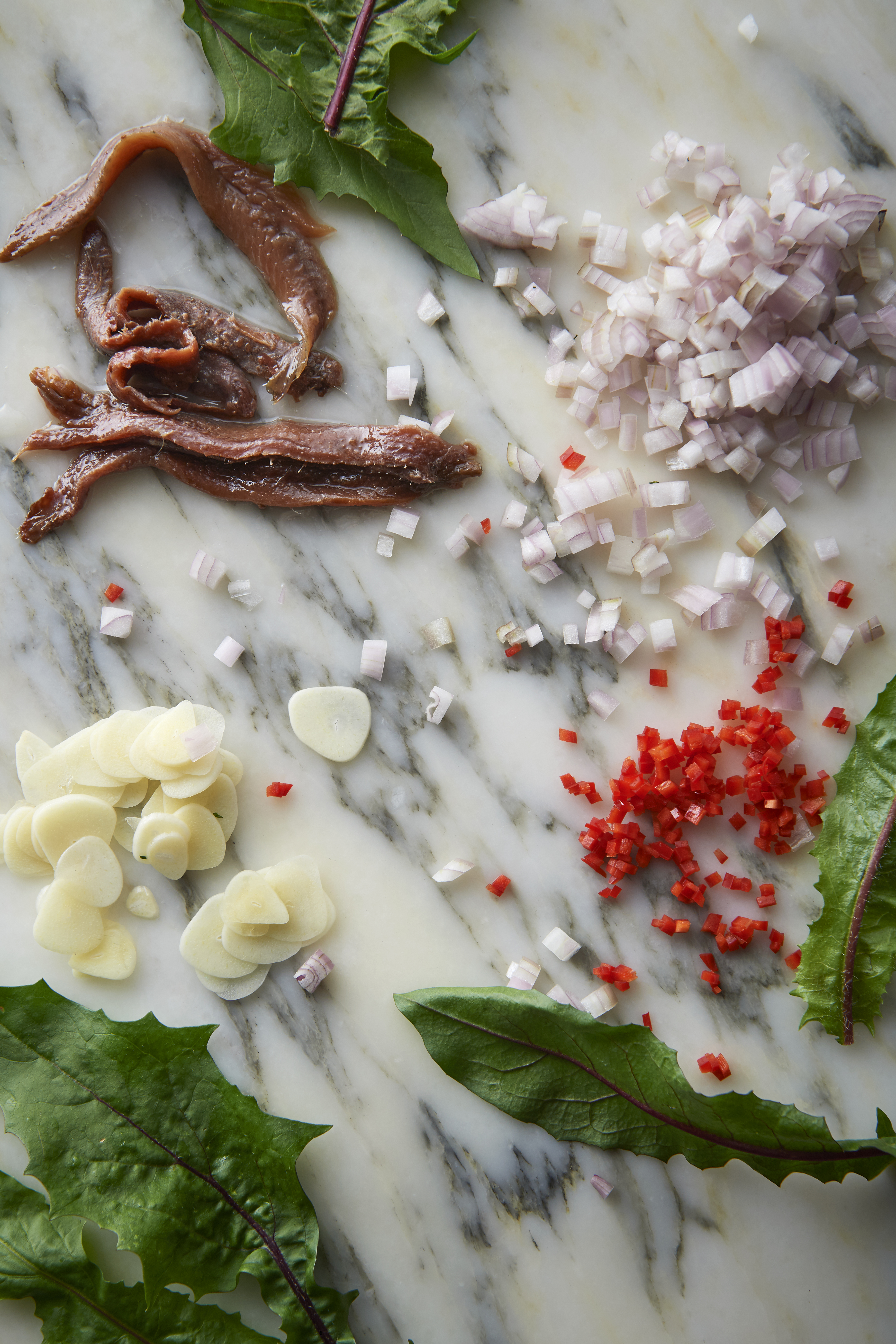 Orecchiette with cauliflower and anchovy