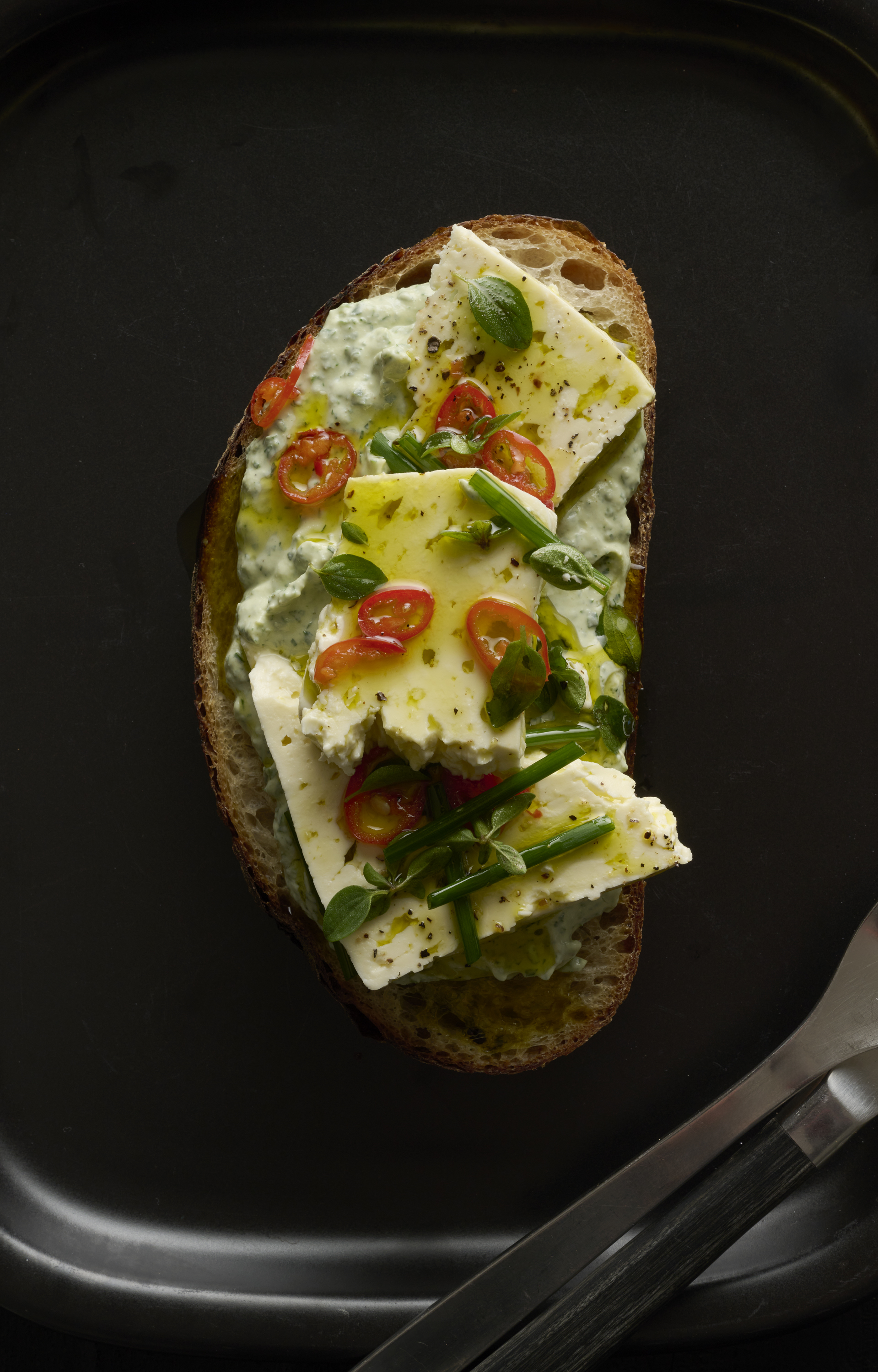 Fancy cheese on toast