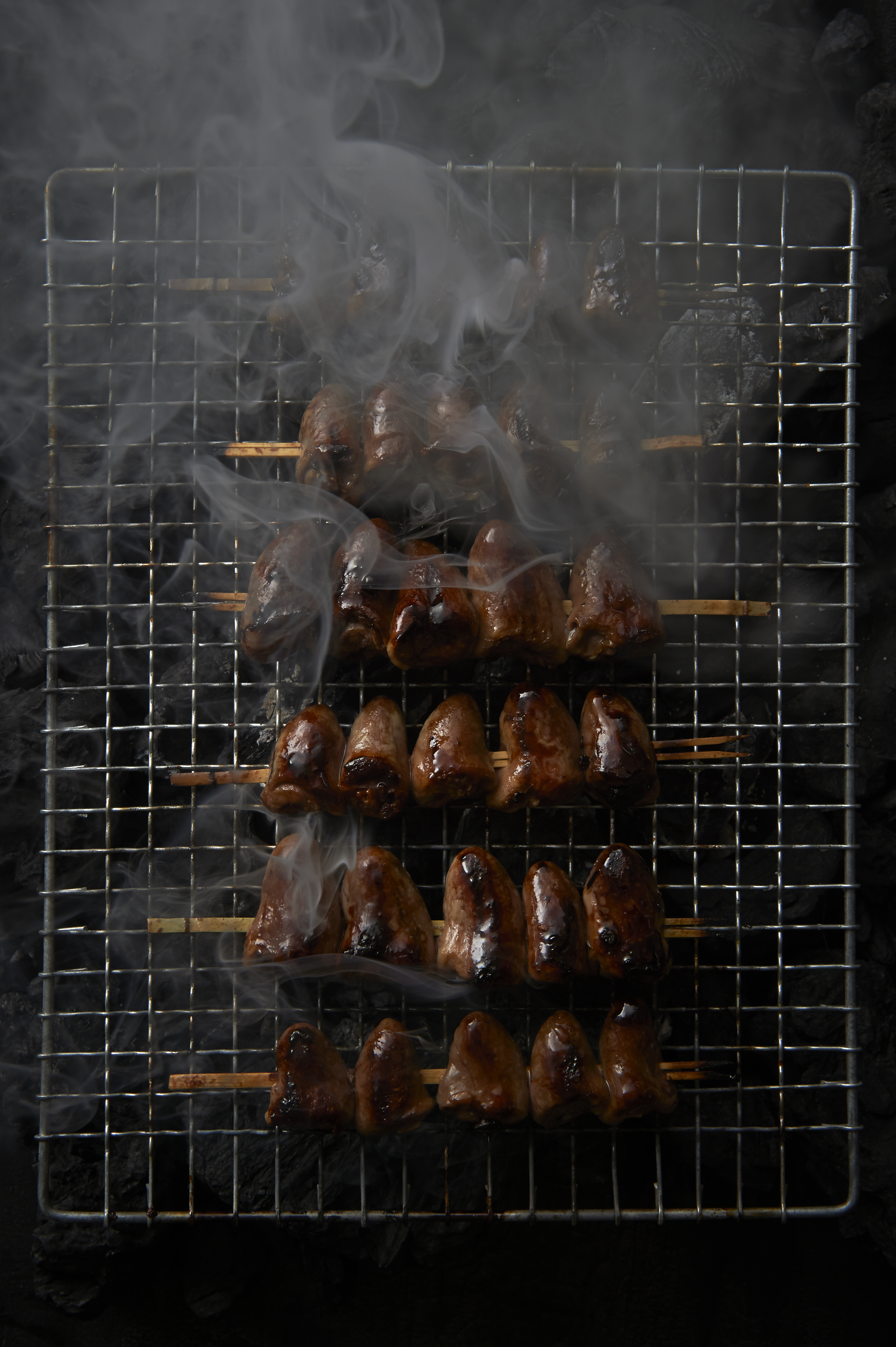Summer barbecue yakitori