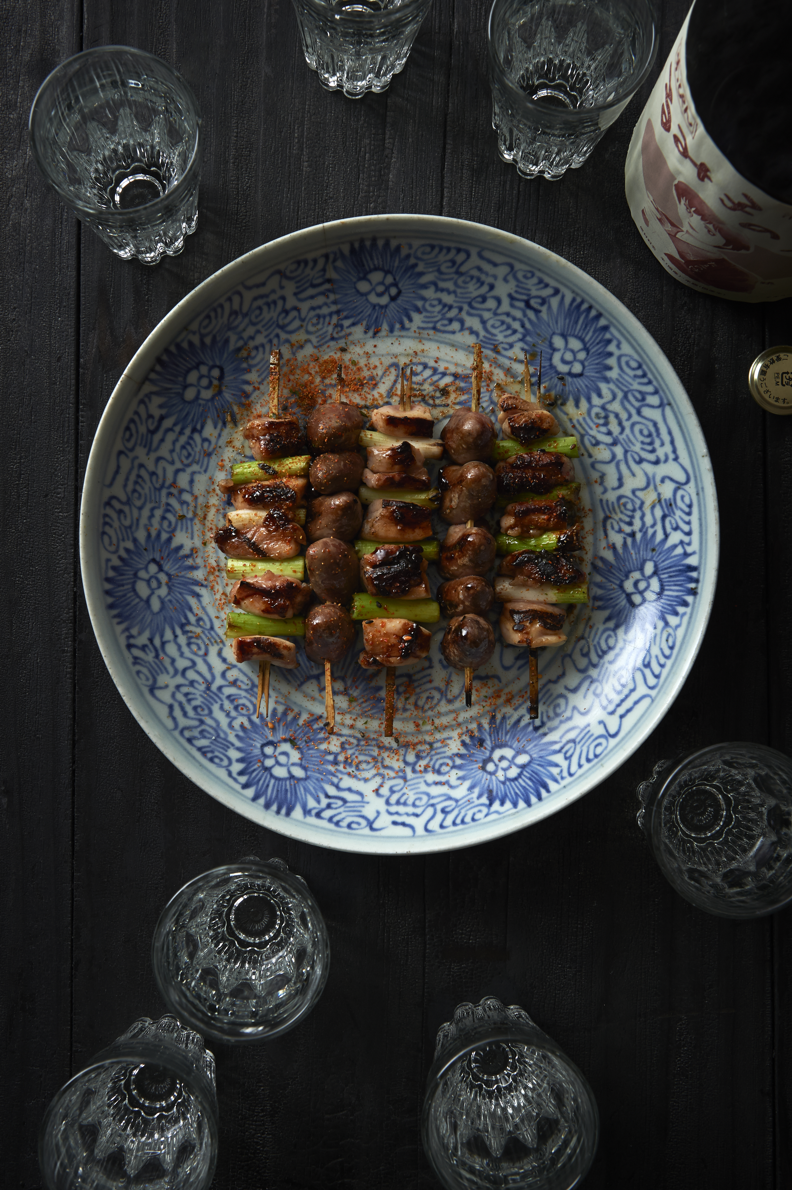 Summer barbecue yakitori