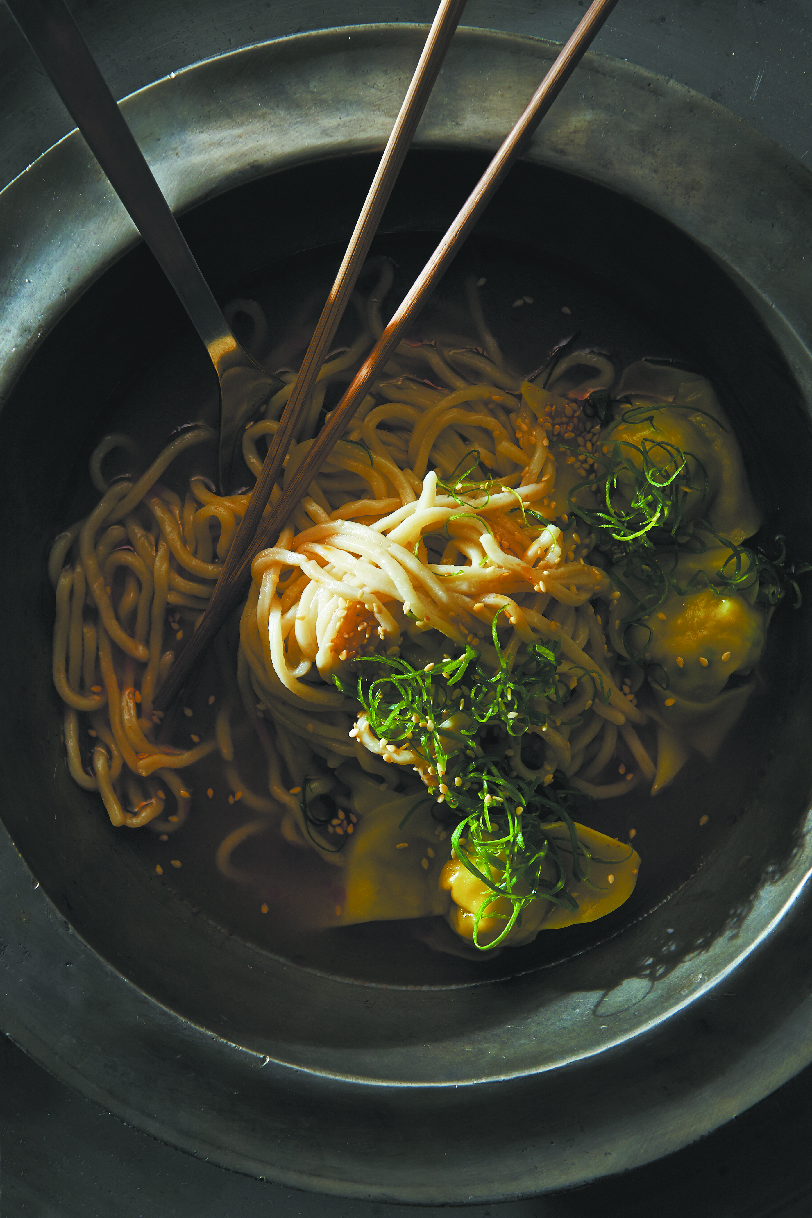 Wonton noodle soup