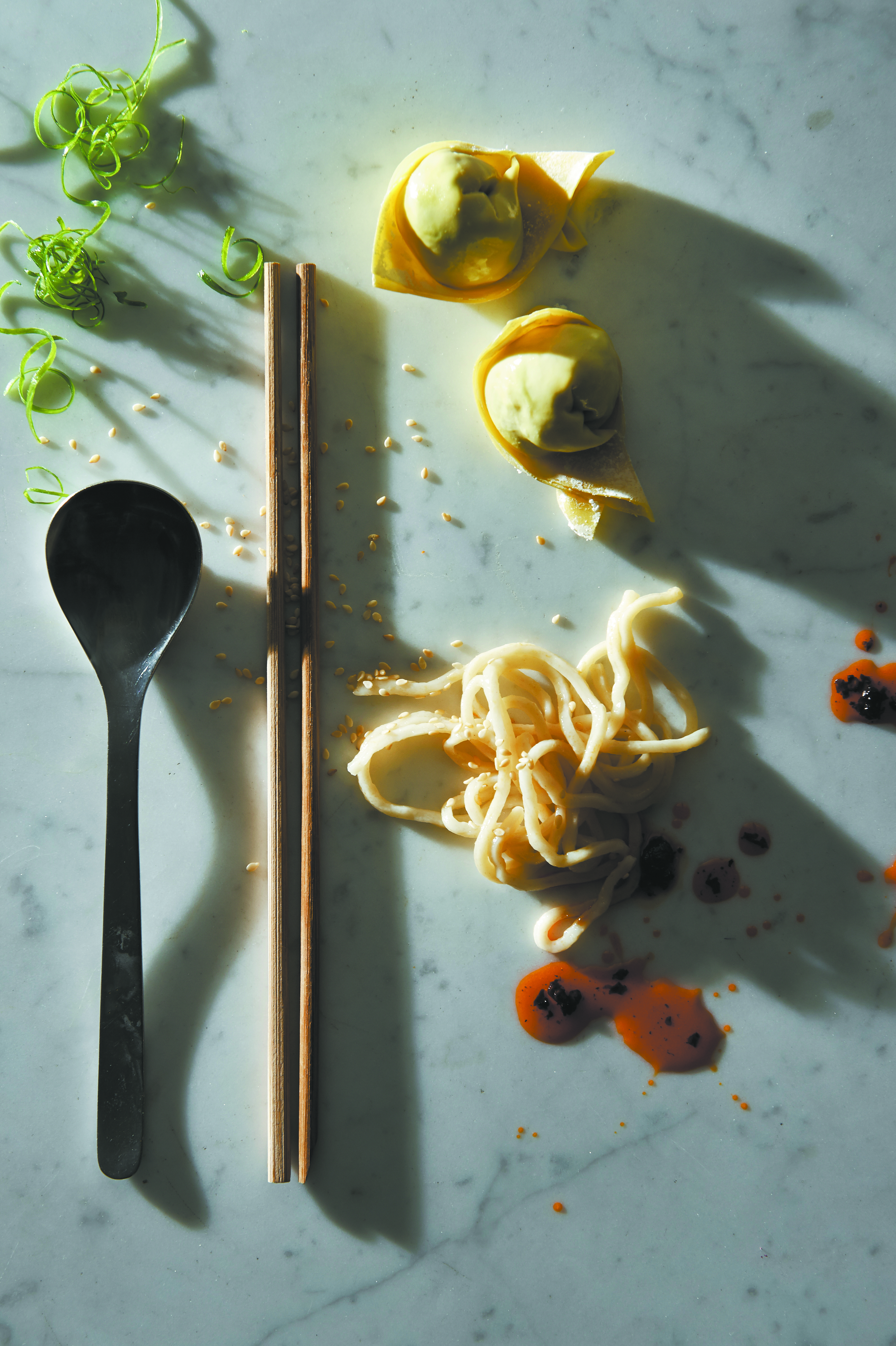 Wonton noodle soup