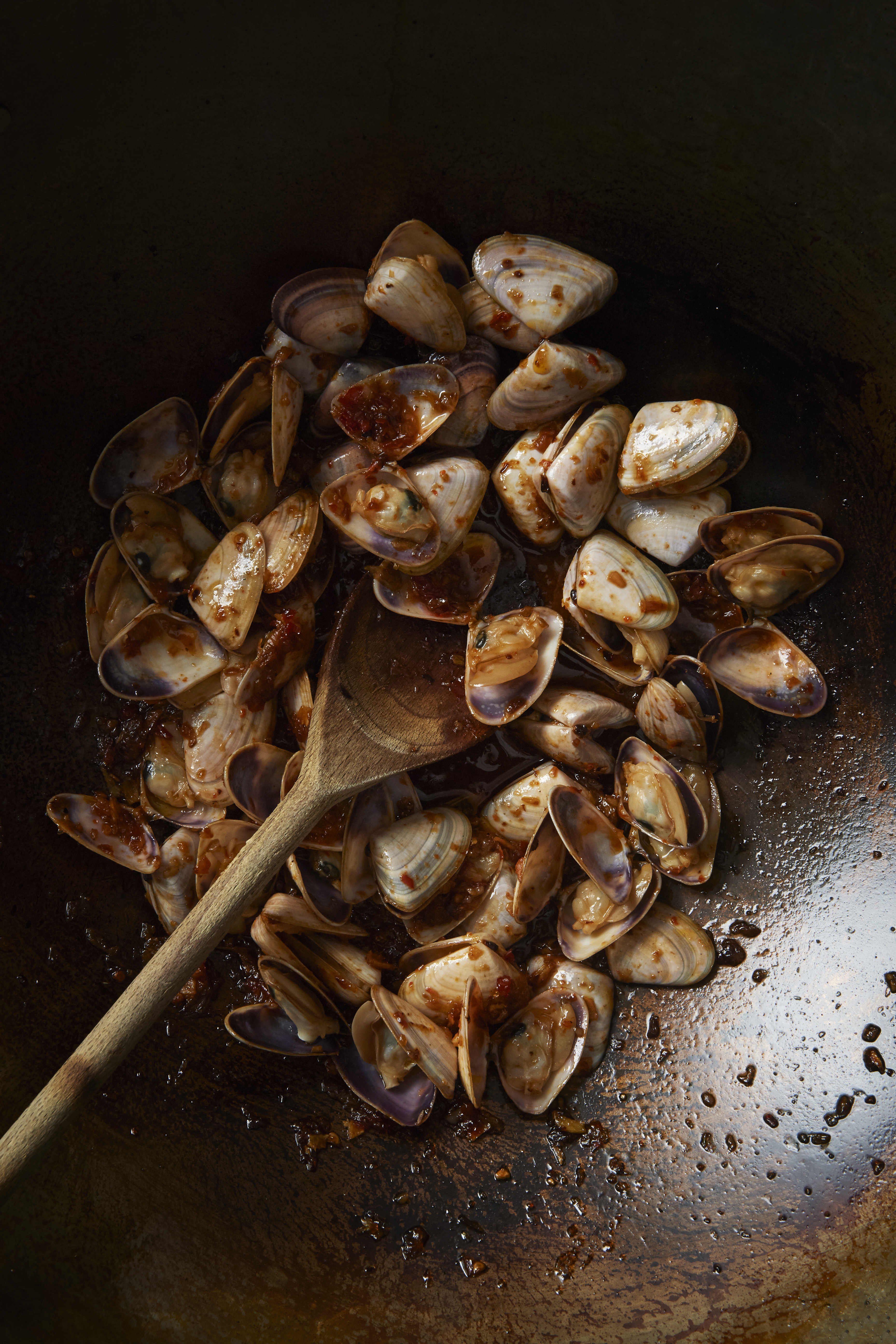 Pipis with XO sauce