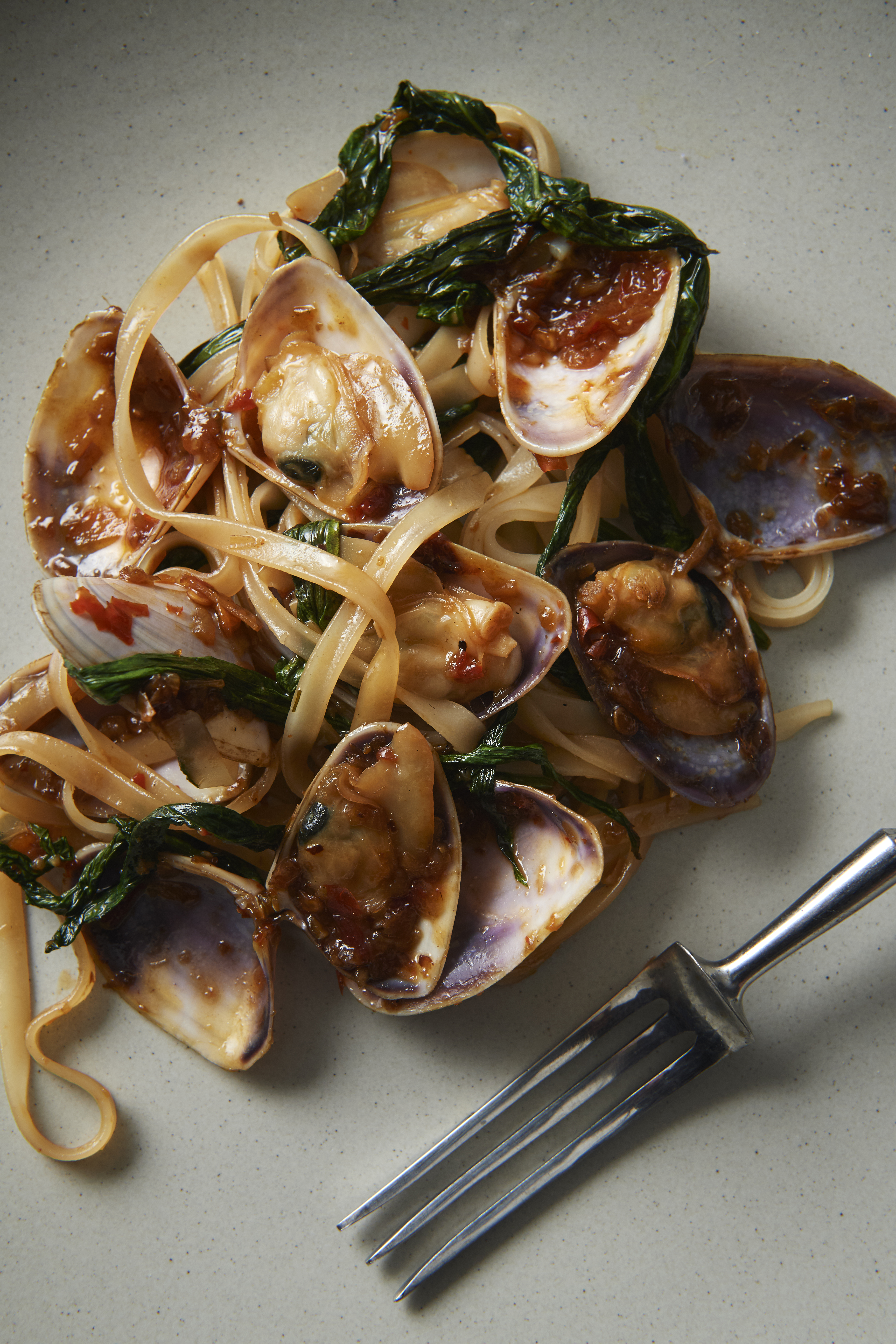 Pipis with XO sauce