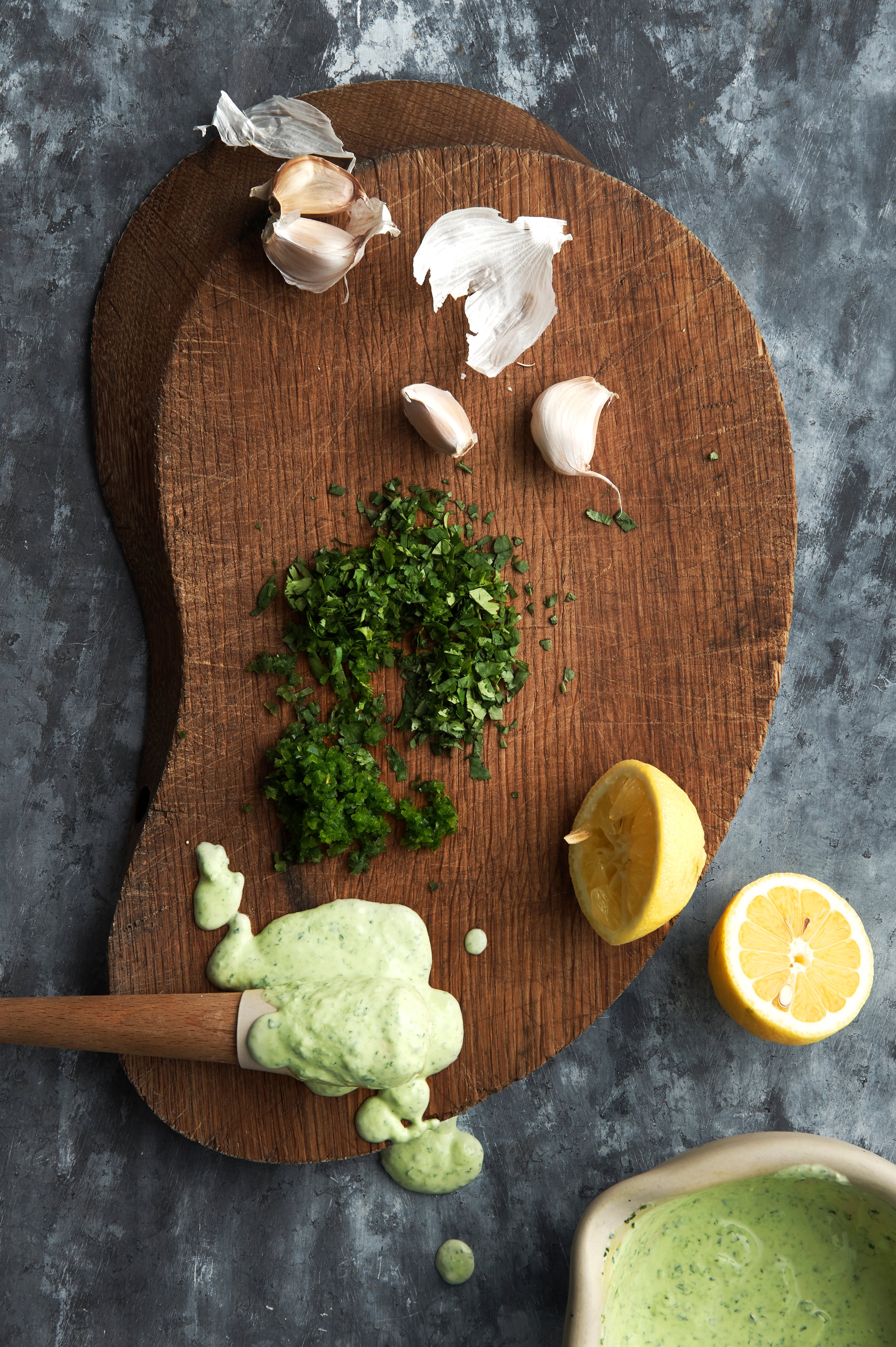 Shaved fennel and celery salad with bottarga