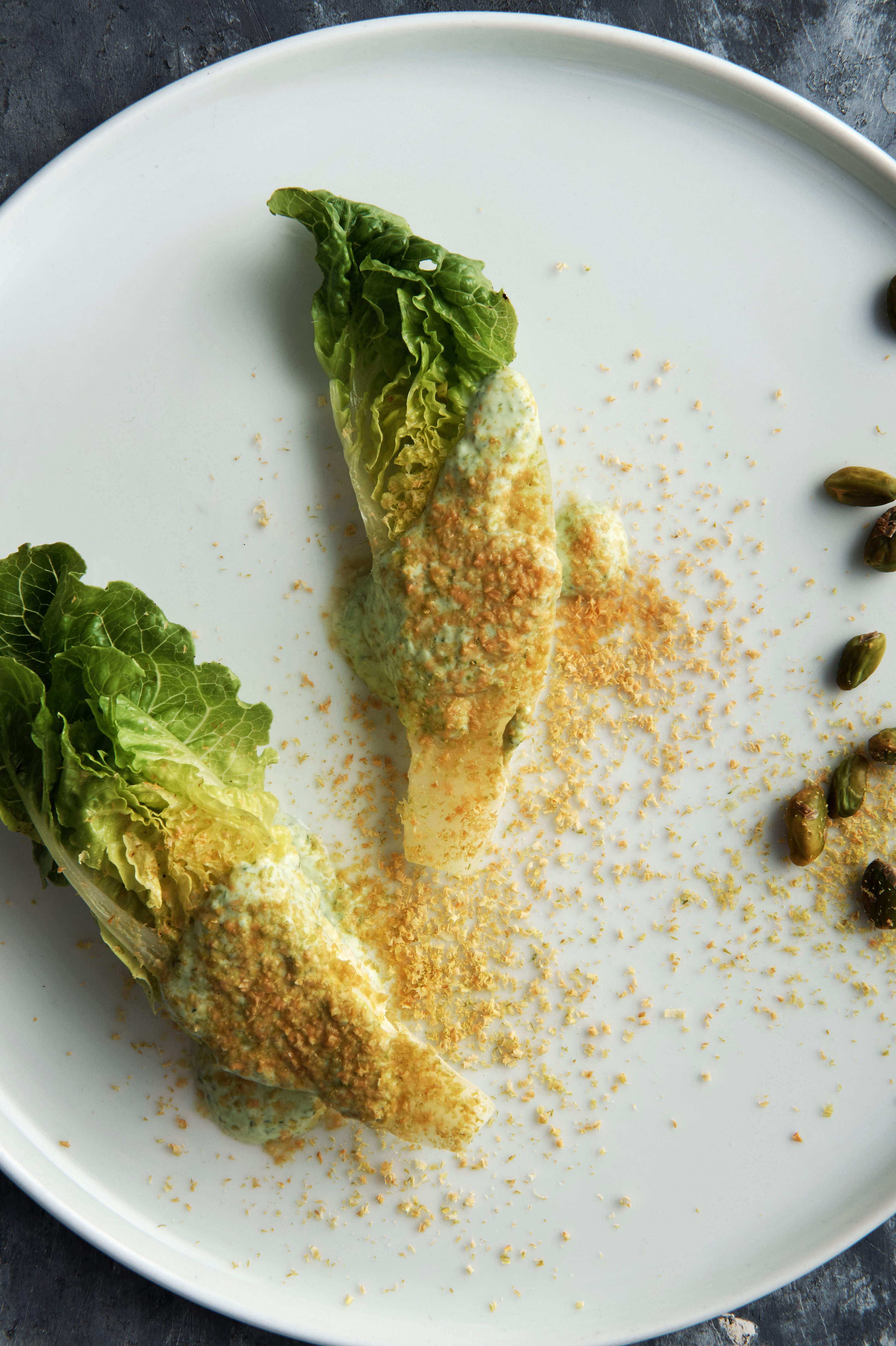 Shaved fennel and celery salad with bottarga