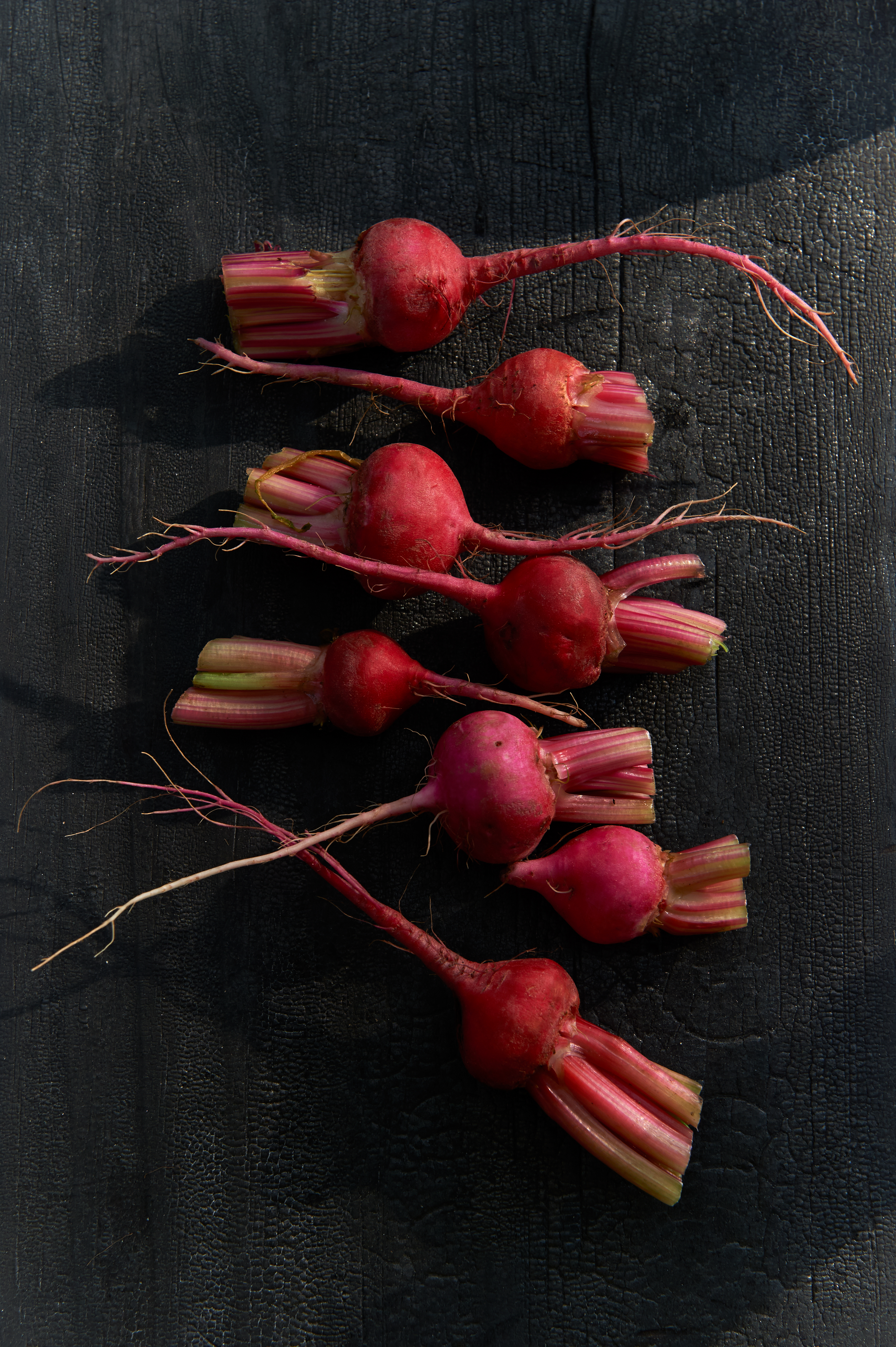 Brussels sprouts; beetroot salad