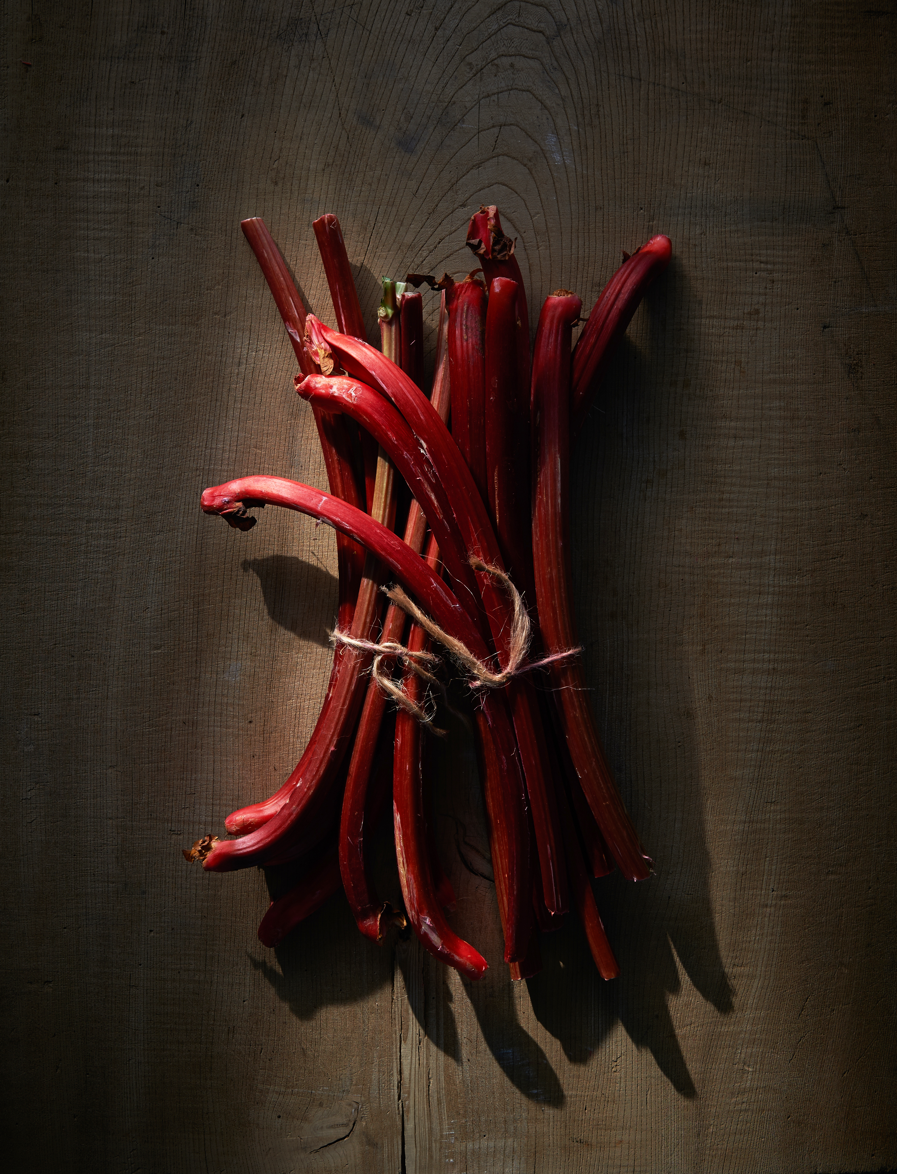 Rustic rhubarb tarts
