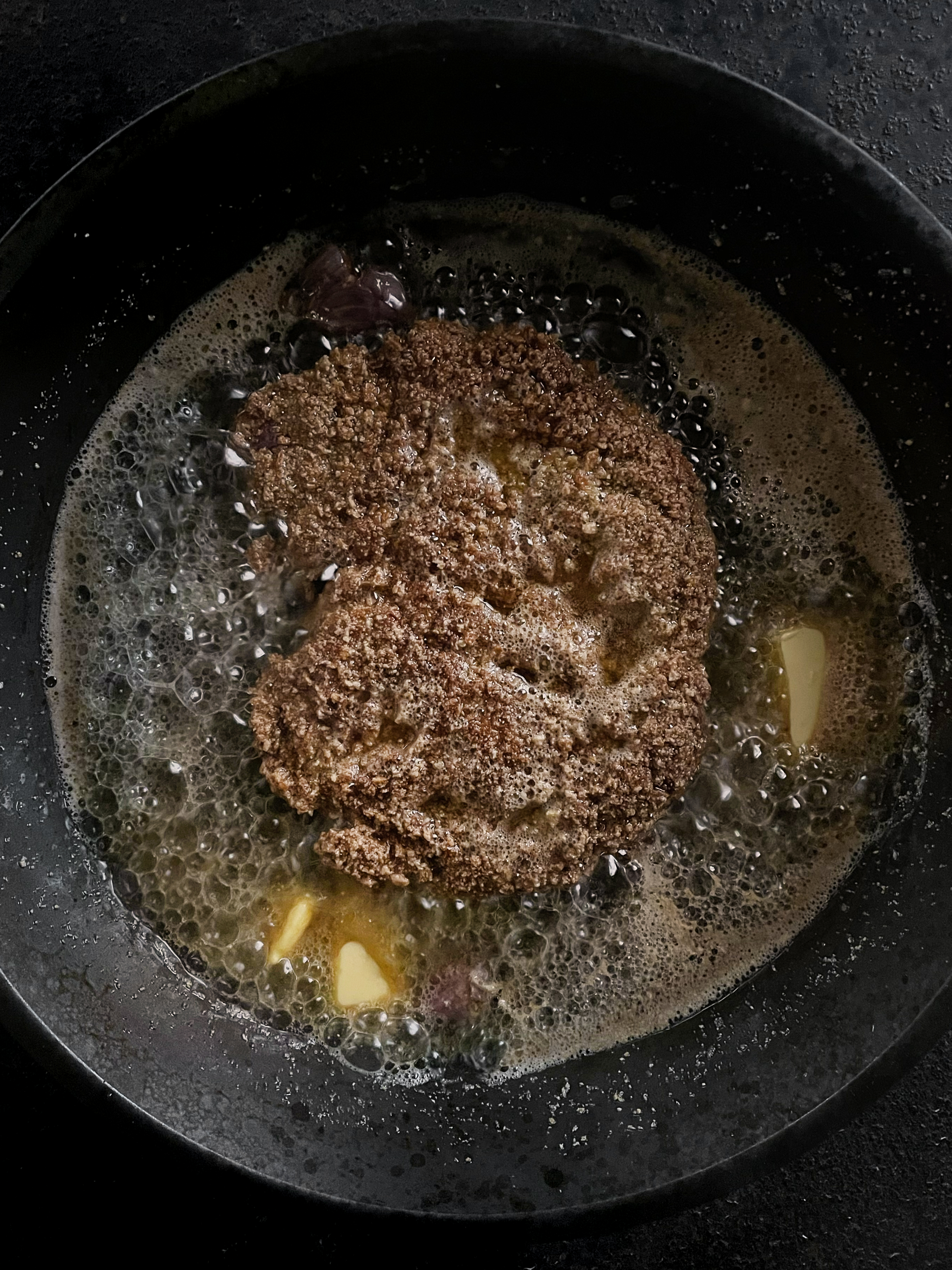 Goose schnitzel Holstein