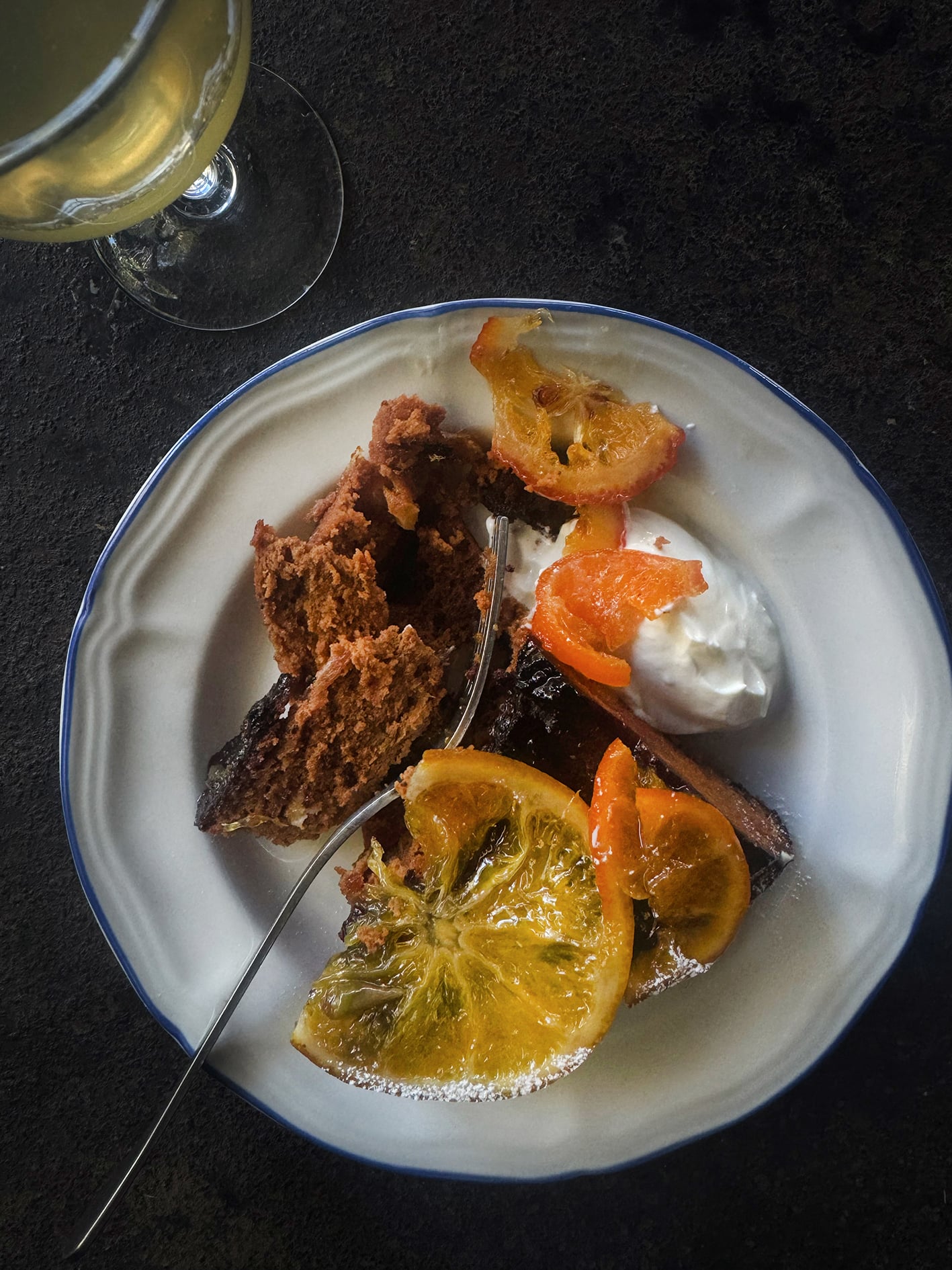Bittersweet whole citrus and olive oil cake