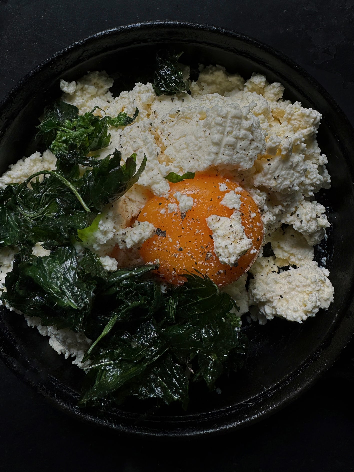 Stinging nettle gnudi
