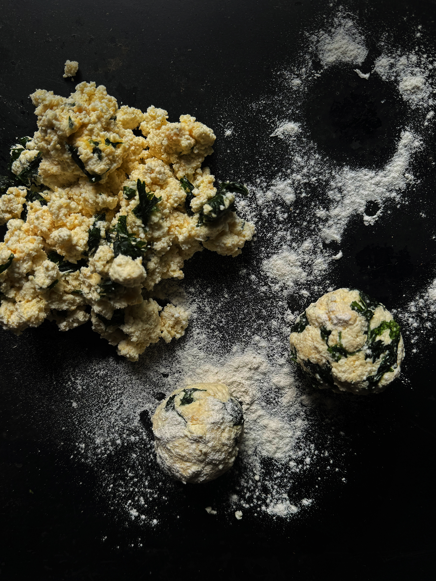 Stinging nettle gnudi