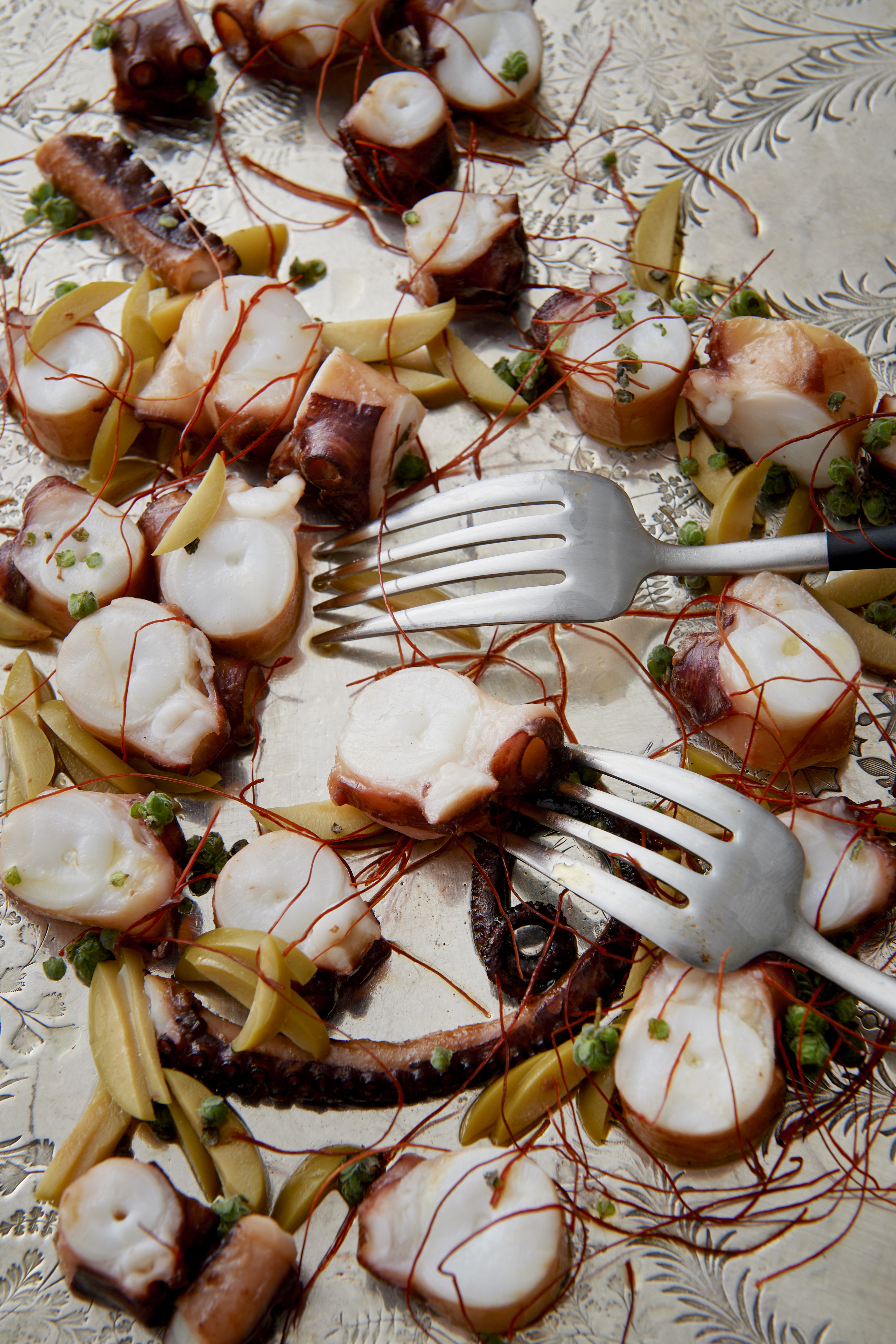 Grilled octopus