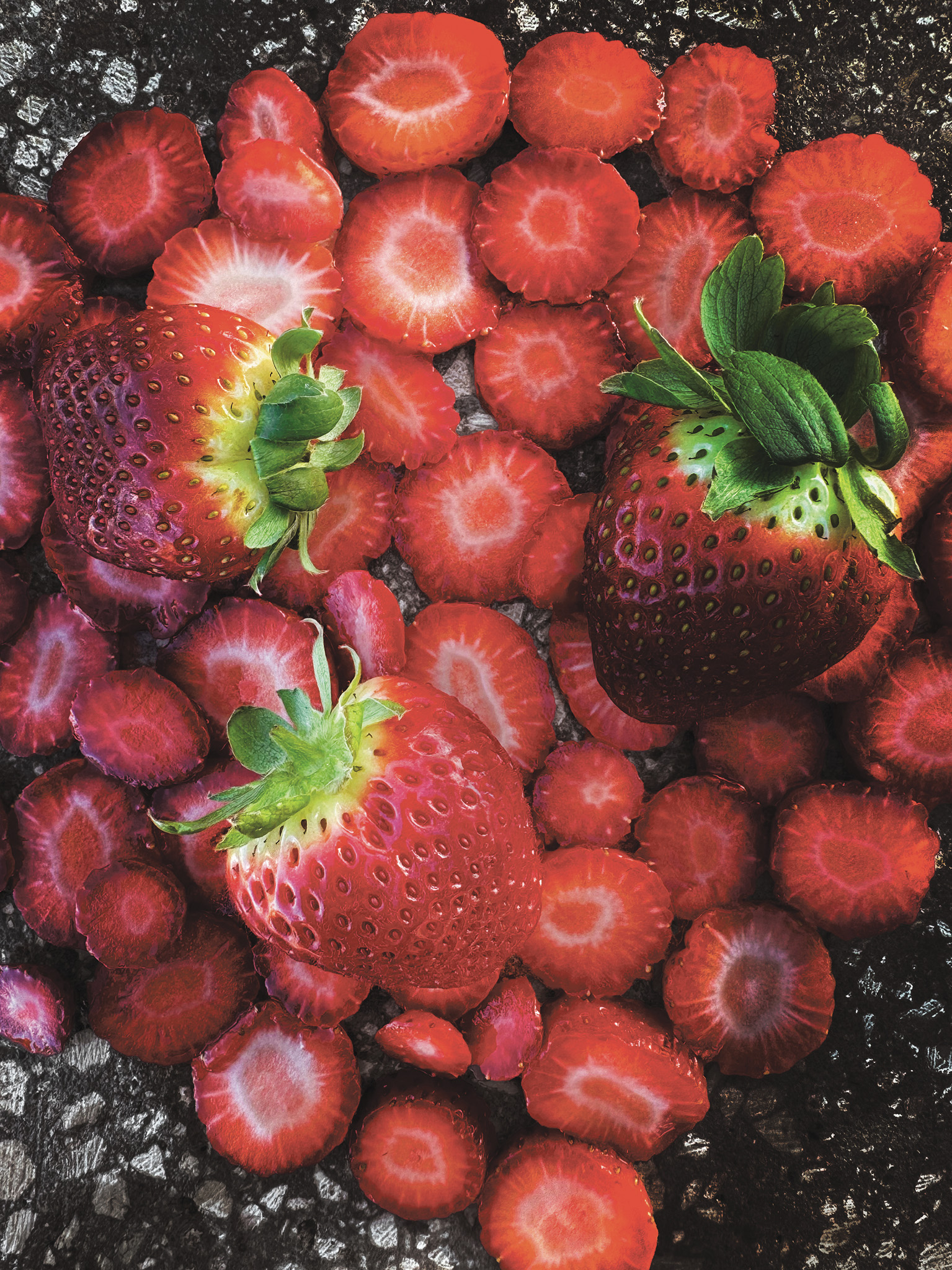 Strawberries  and cream
