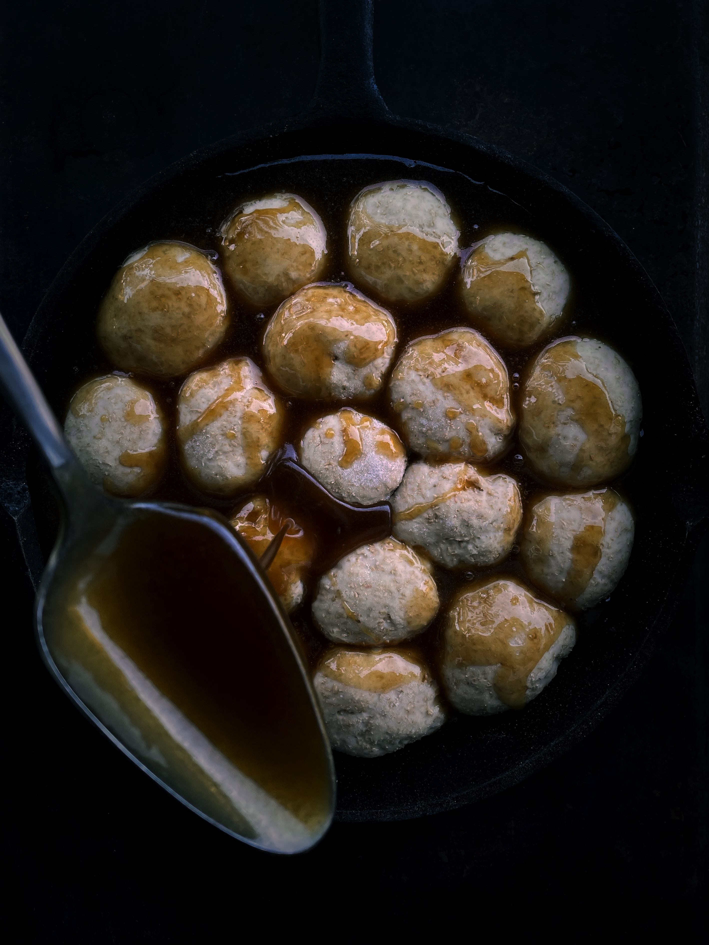 Golden syrup dumplings