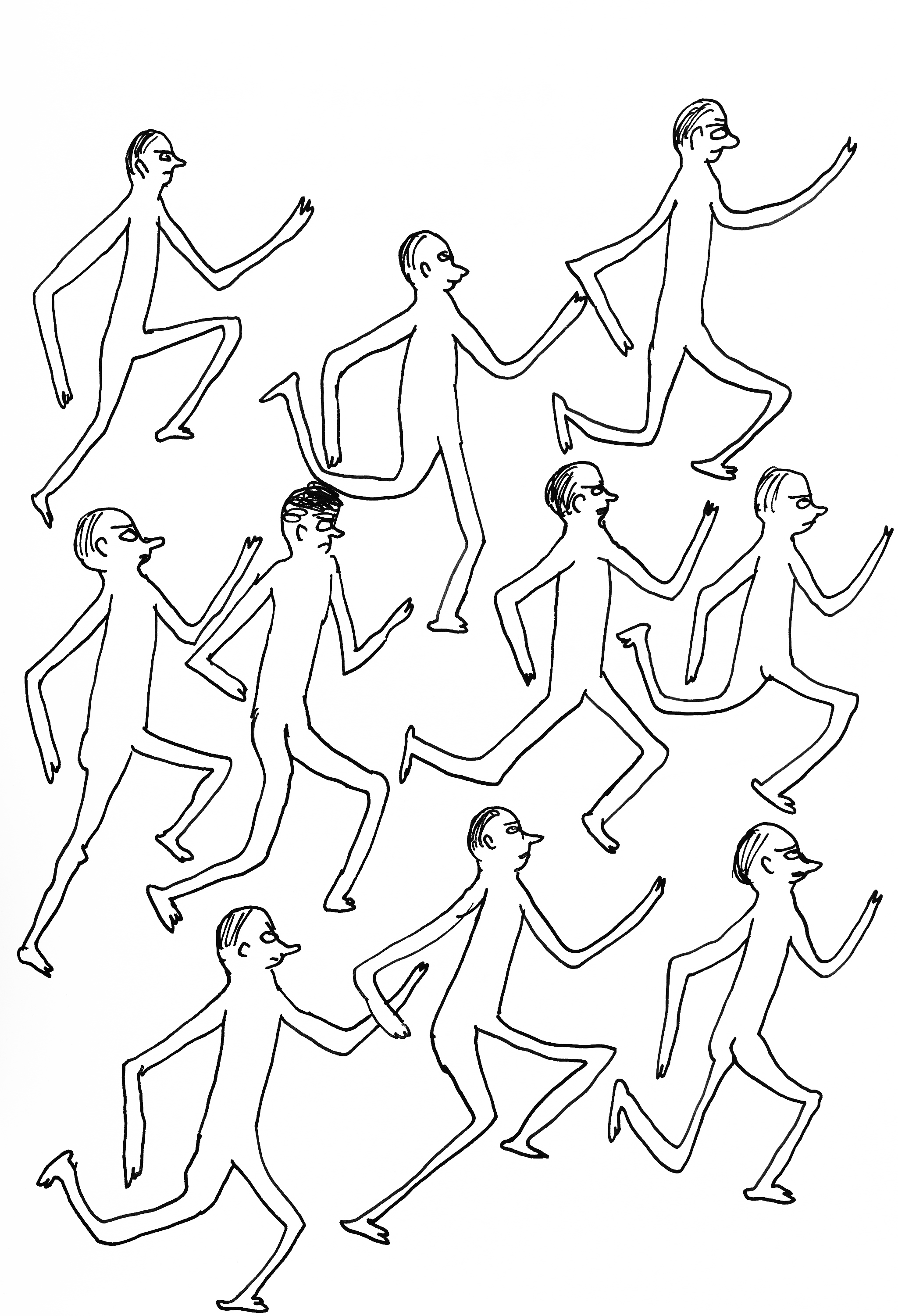 David Shrigley behind the lines