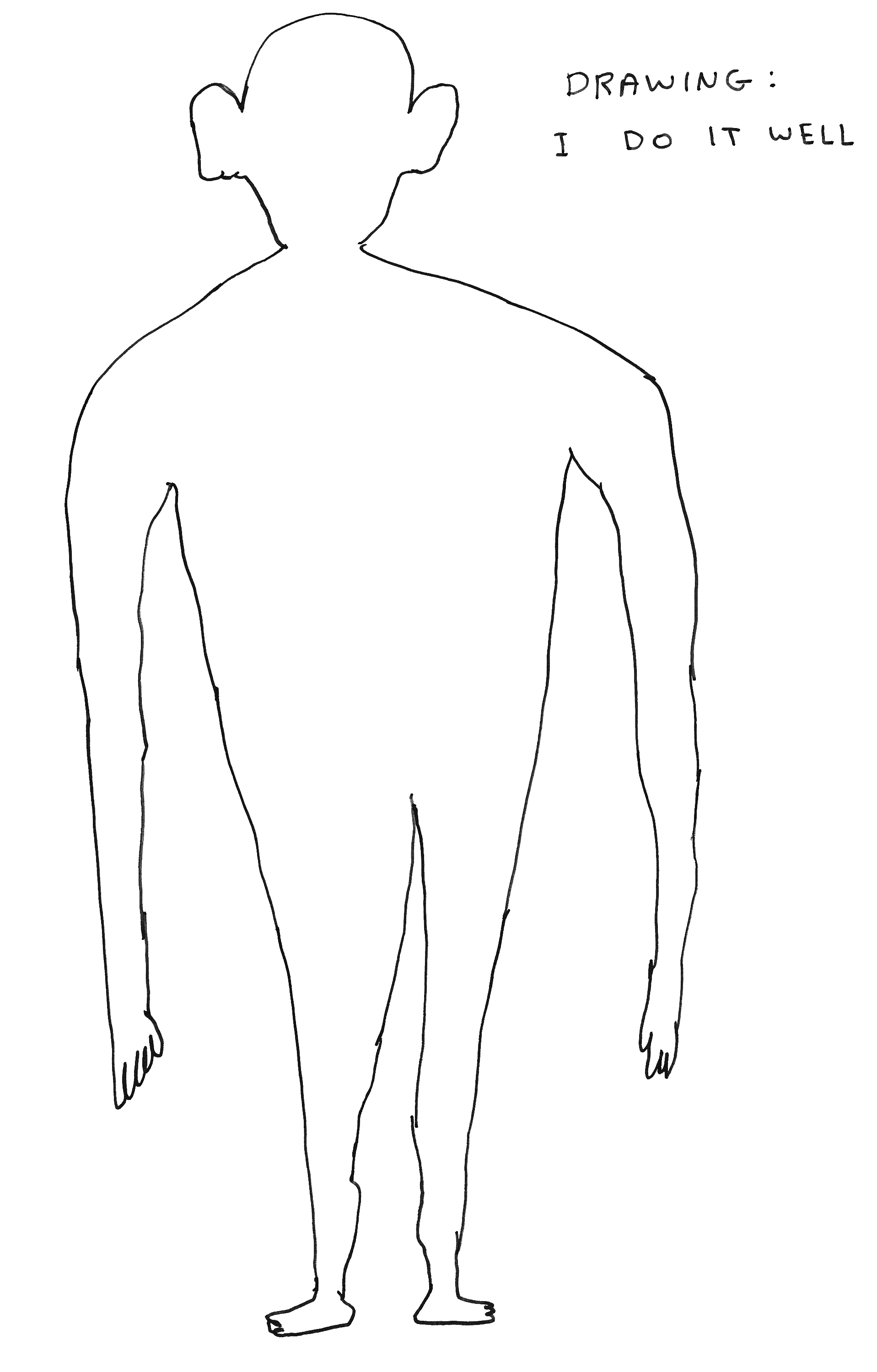 David Shrigley behind the lines