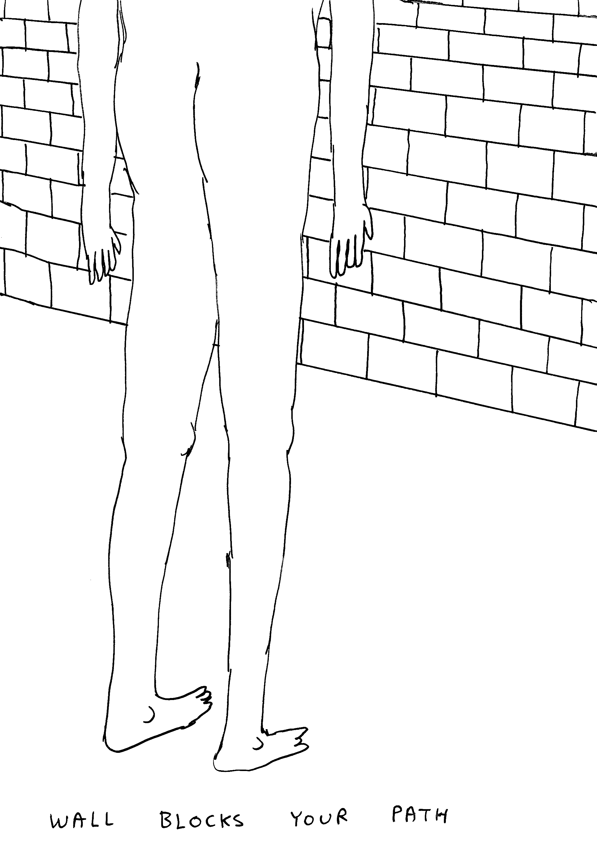 David Shrigley behind the lines
