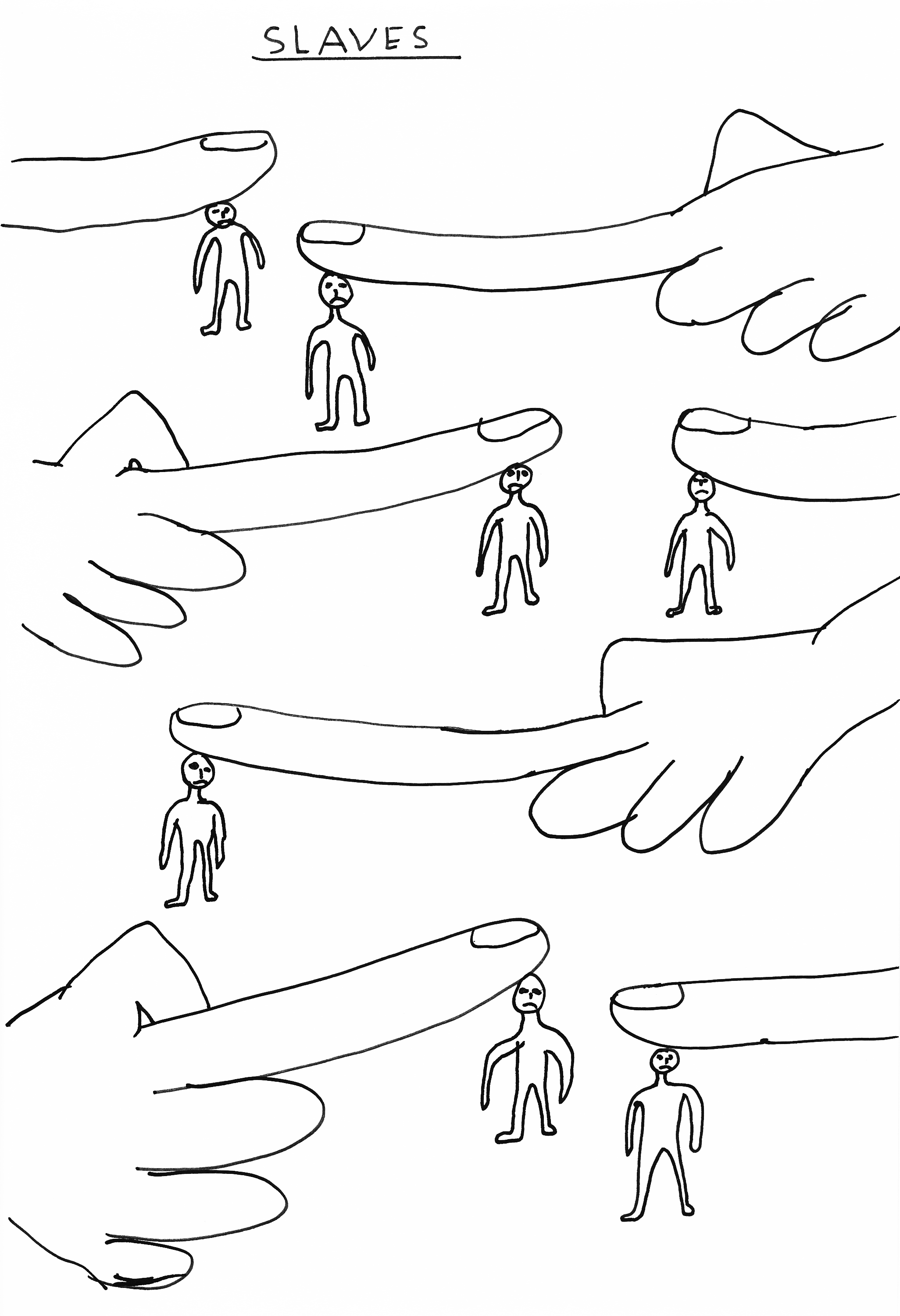David Shrigley behind the lines
