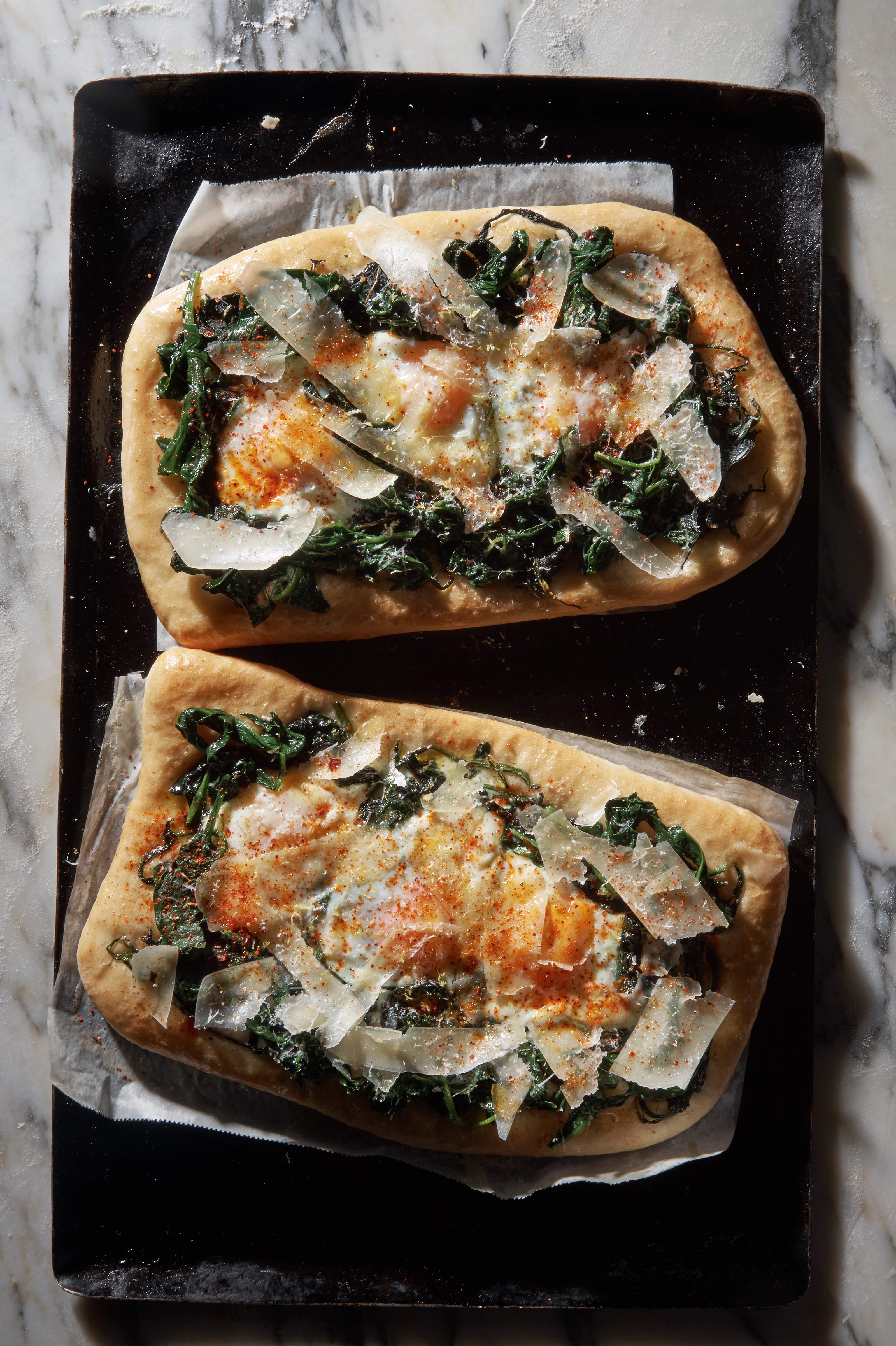 Homemade flatbread