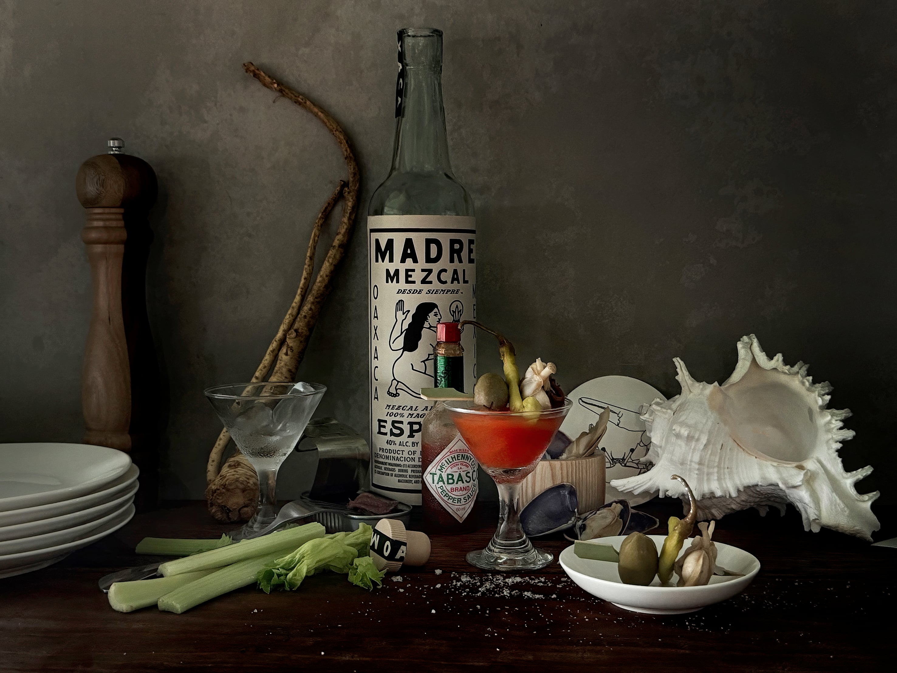 Clamato bloody Mary (bloody Caesar)