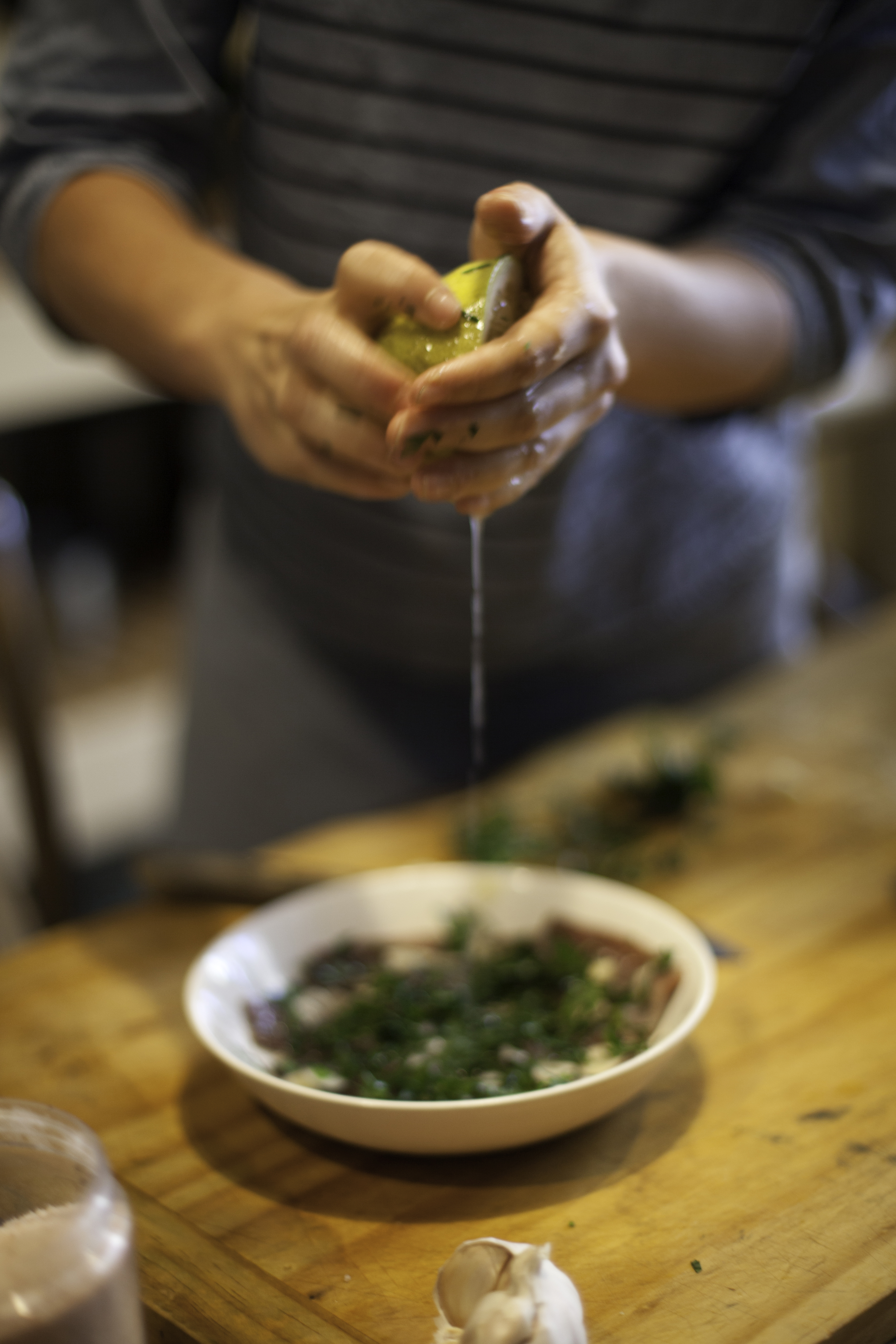 Fava and pickled sardines
