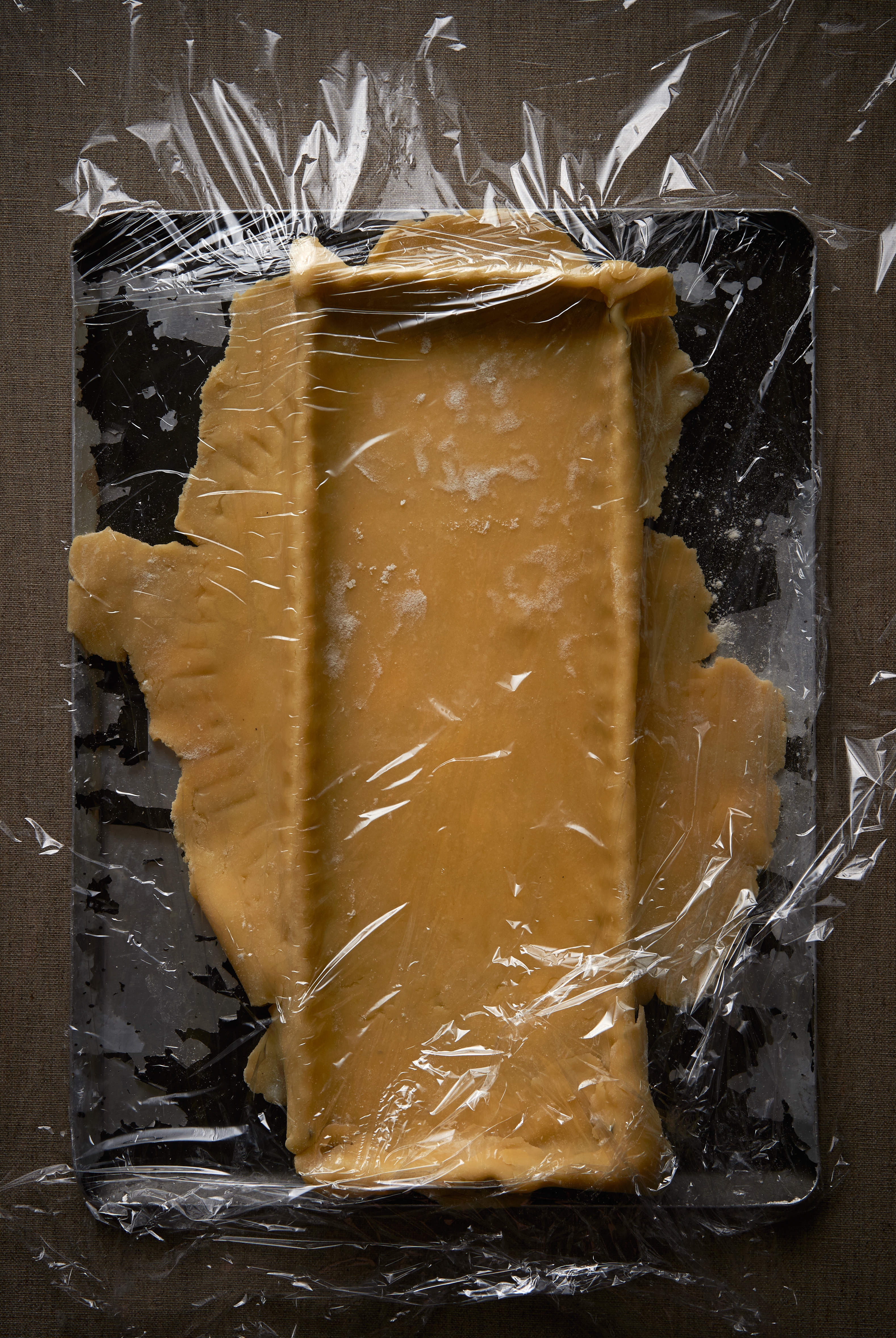 Lime and vanilla bean tart