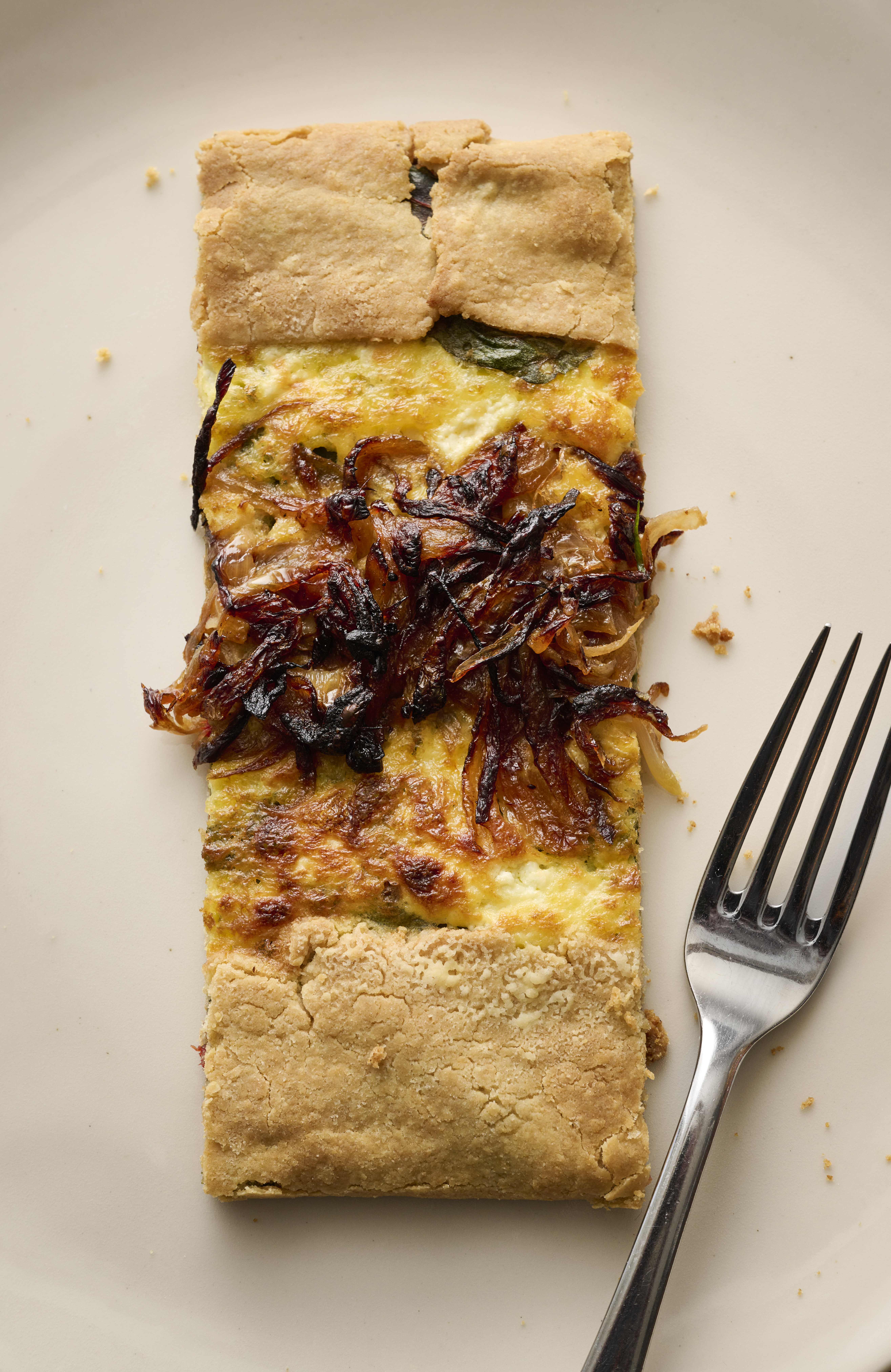 Ruby chard galette