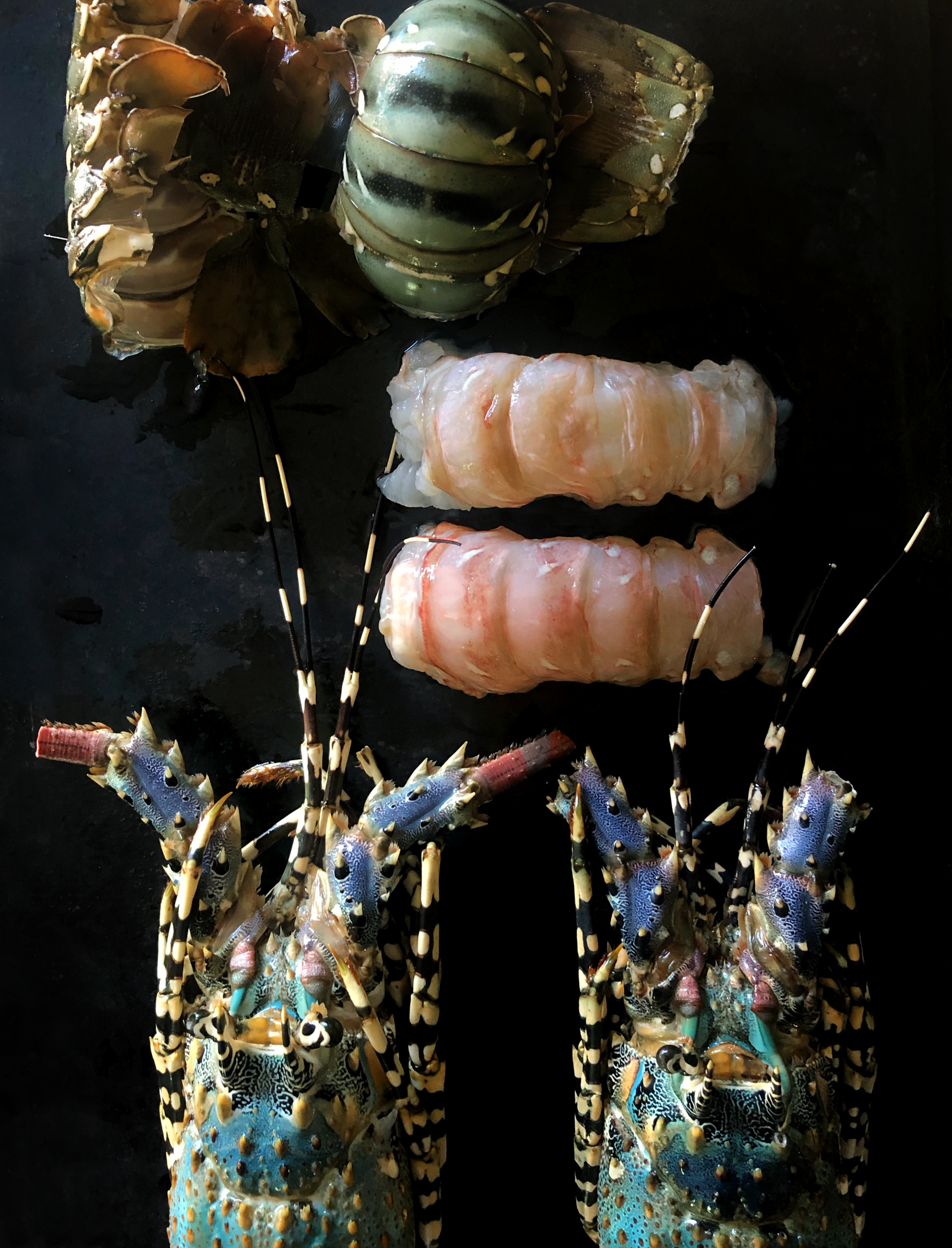 Crayfish noodles