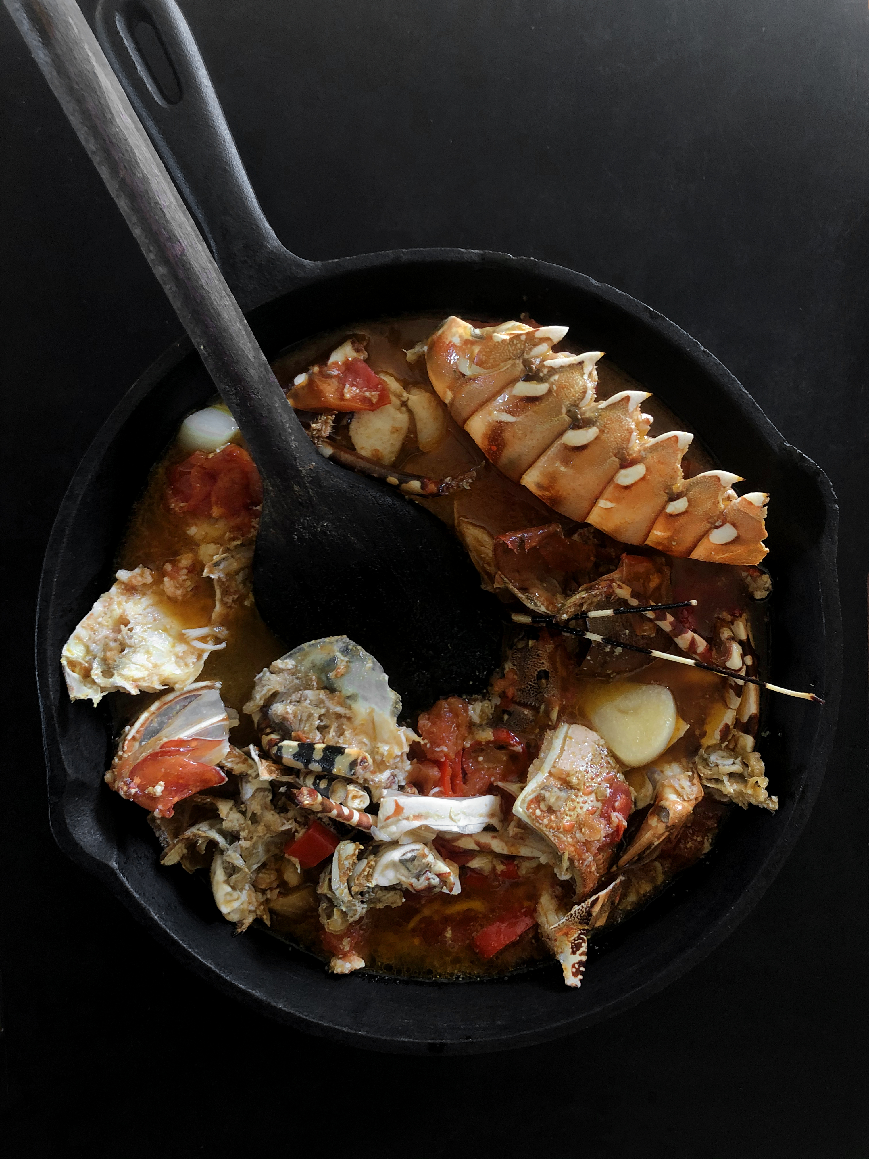 Crayfish noodles