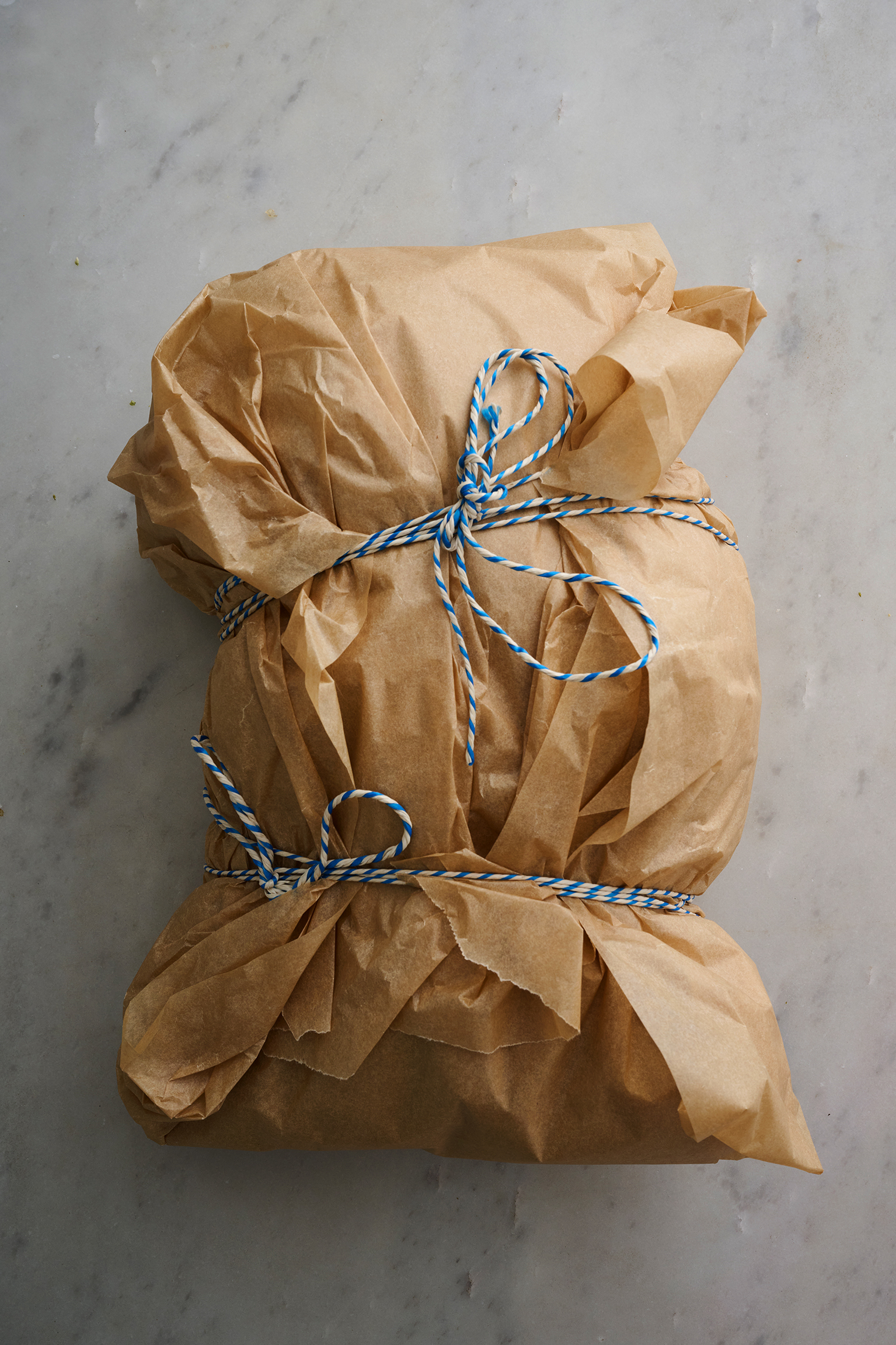 Parcel slow-roasted lamb shoulder 