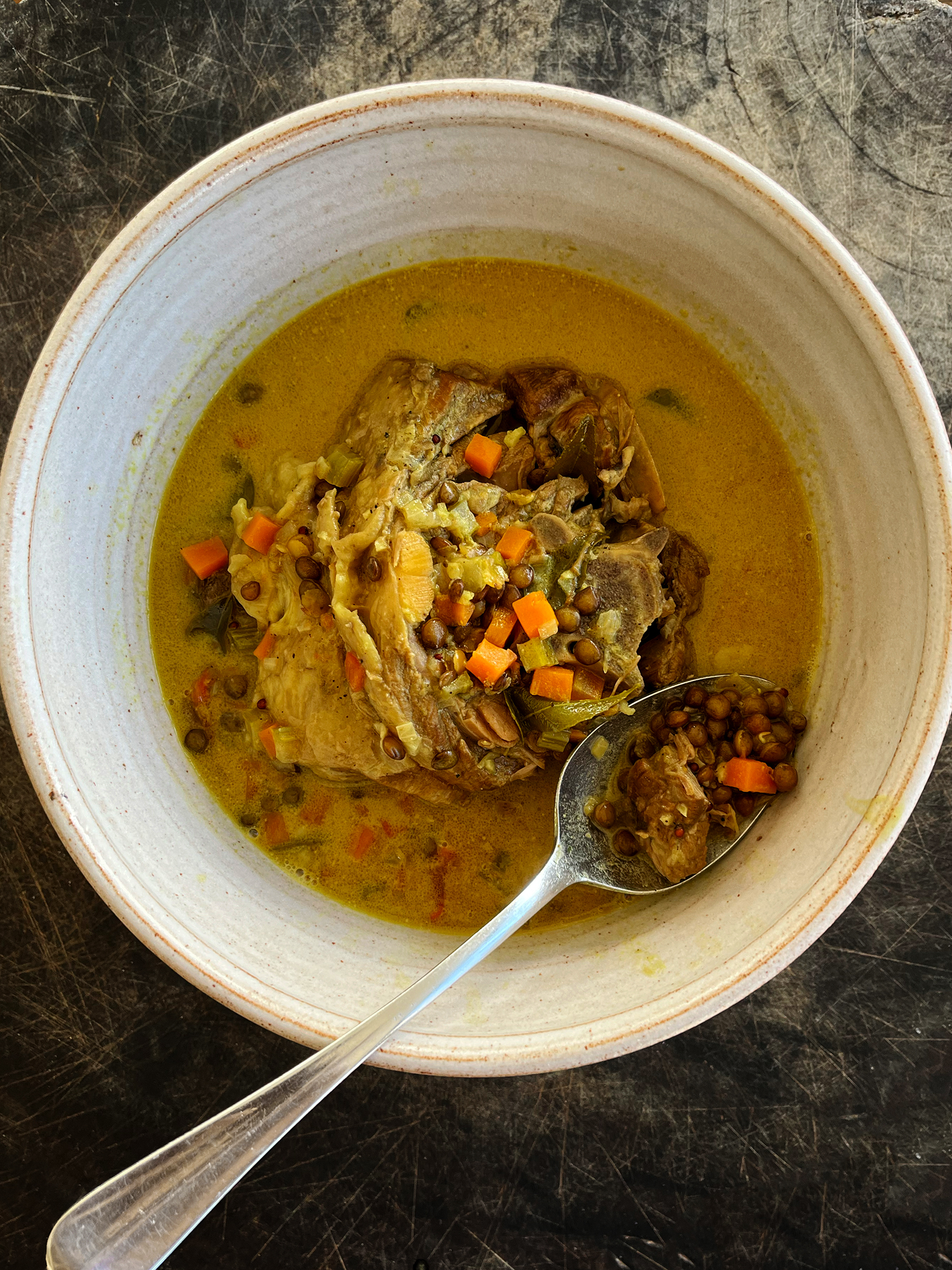 Lamb mulligatawny.