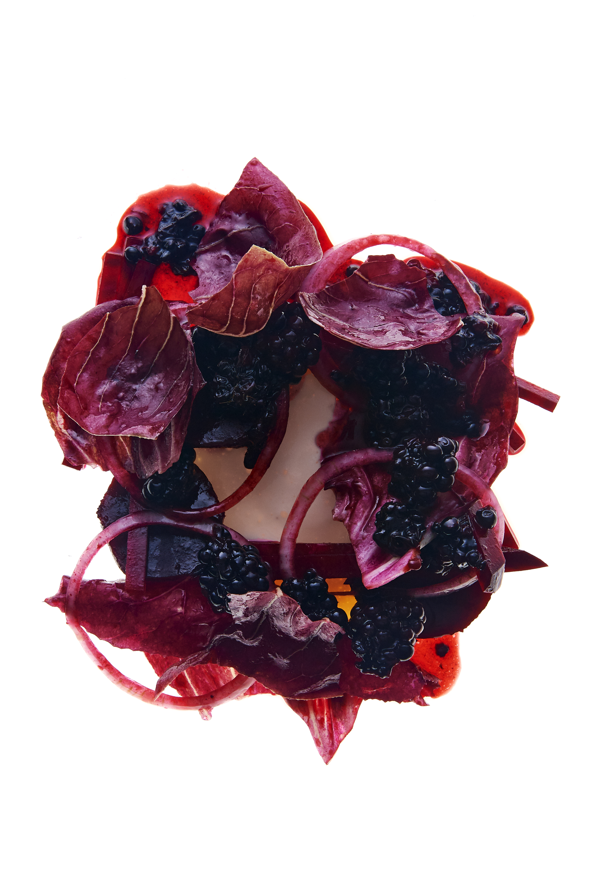 Blackberry and beetroot salad