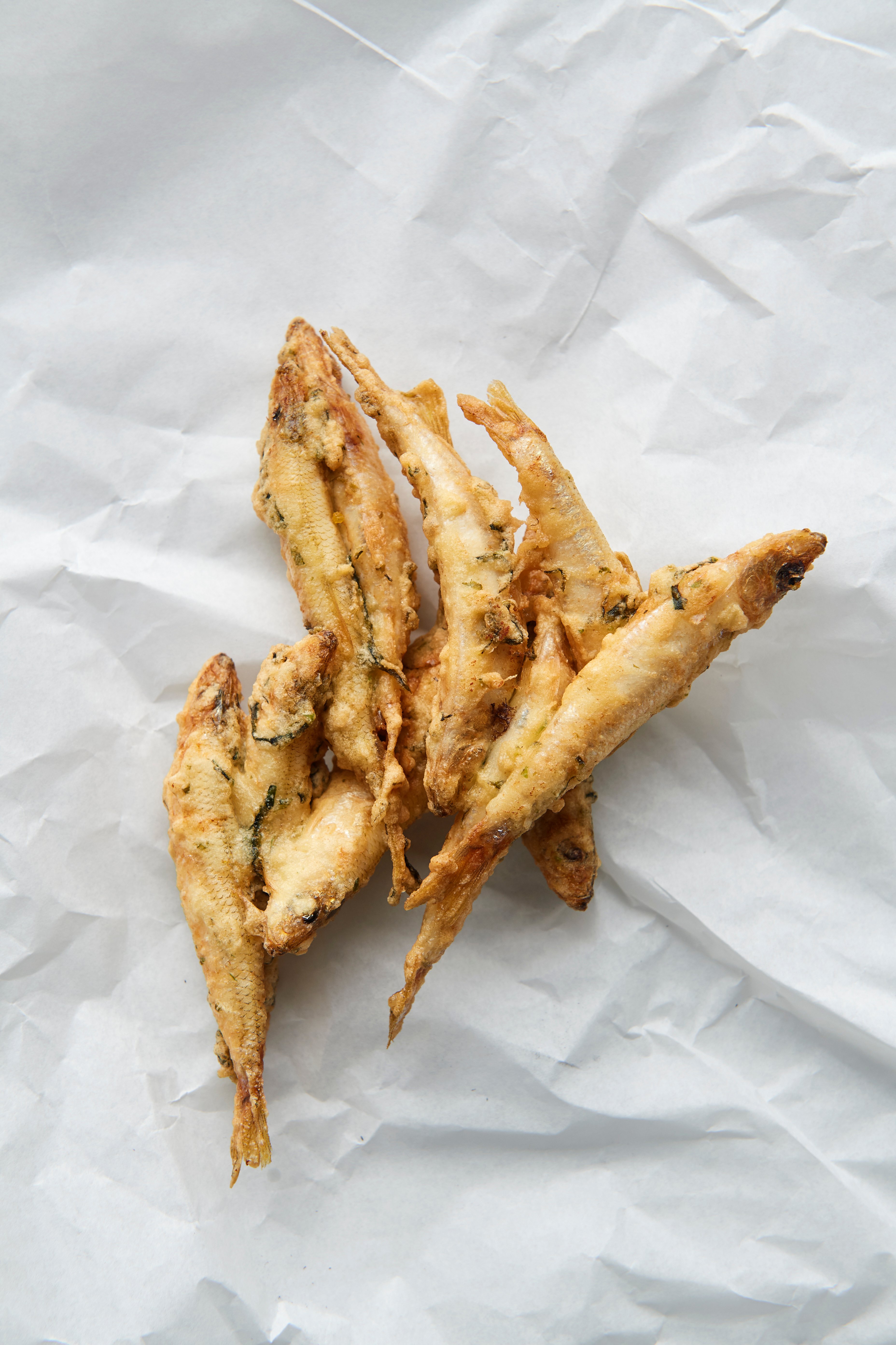 Whitebait fritters