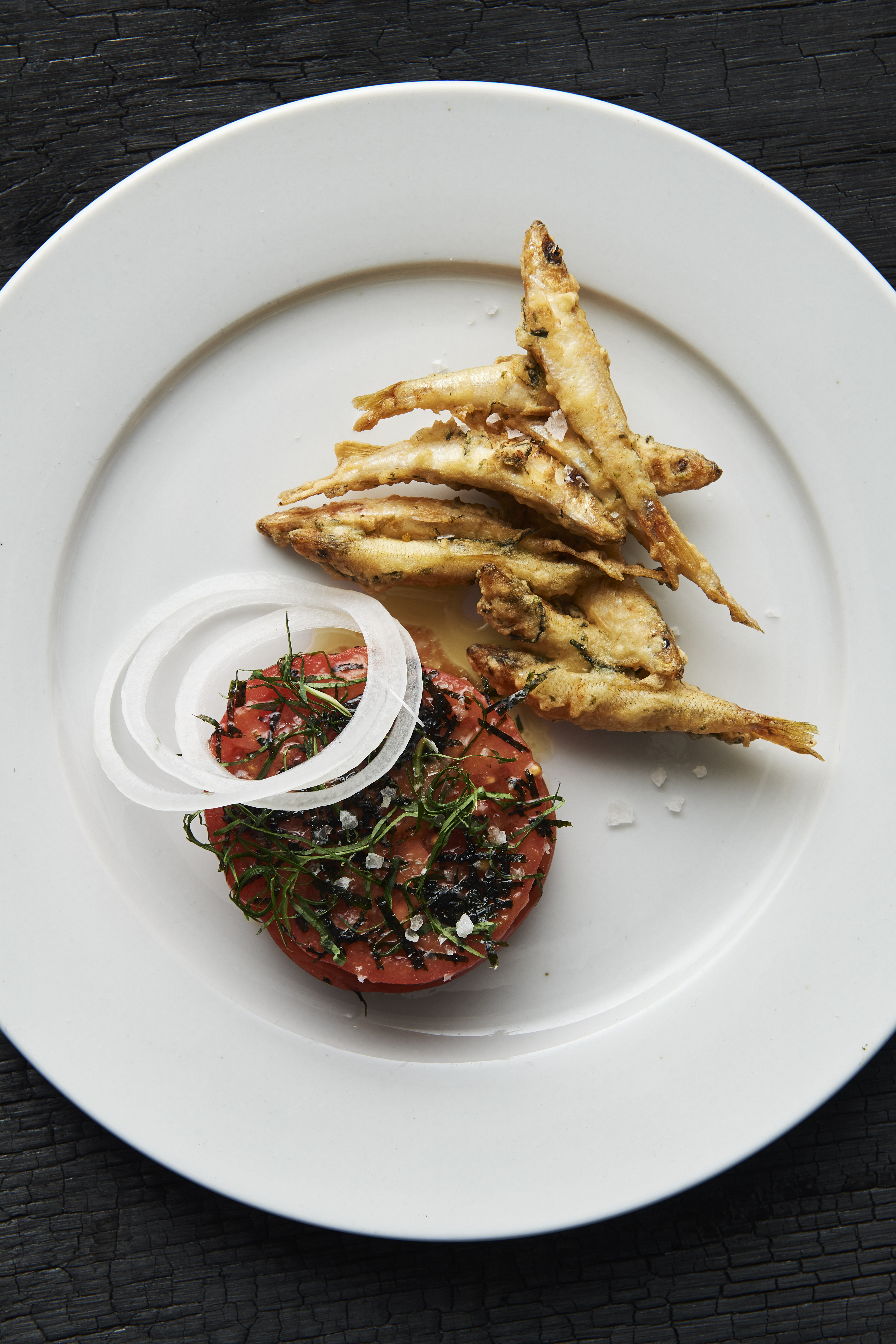 Whitebait fritters