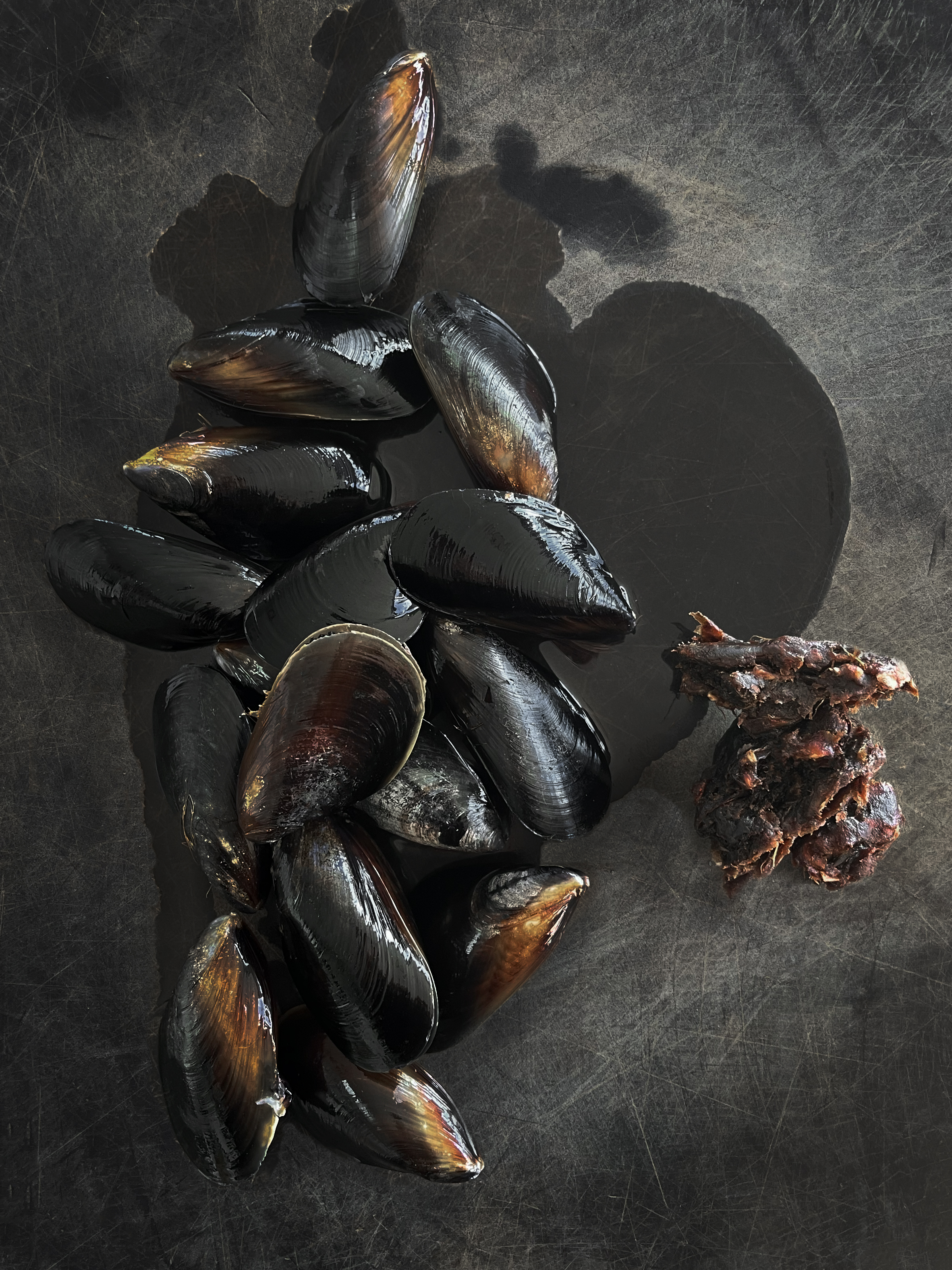 Mussels in a tamarind broth 