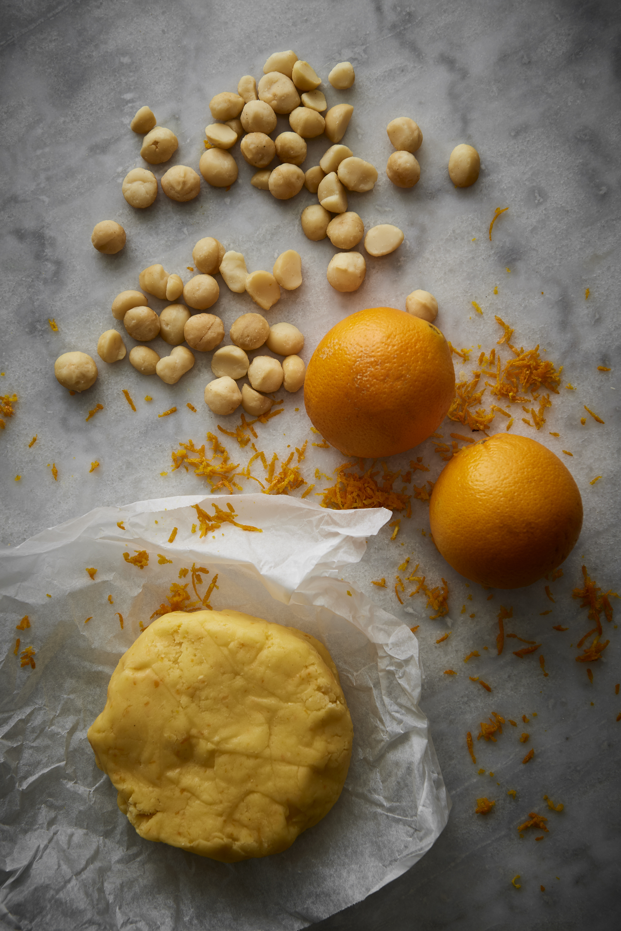 Macadamia nut tart