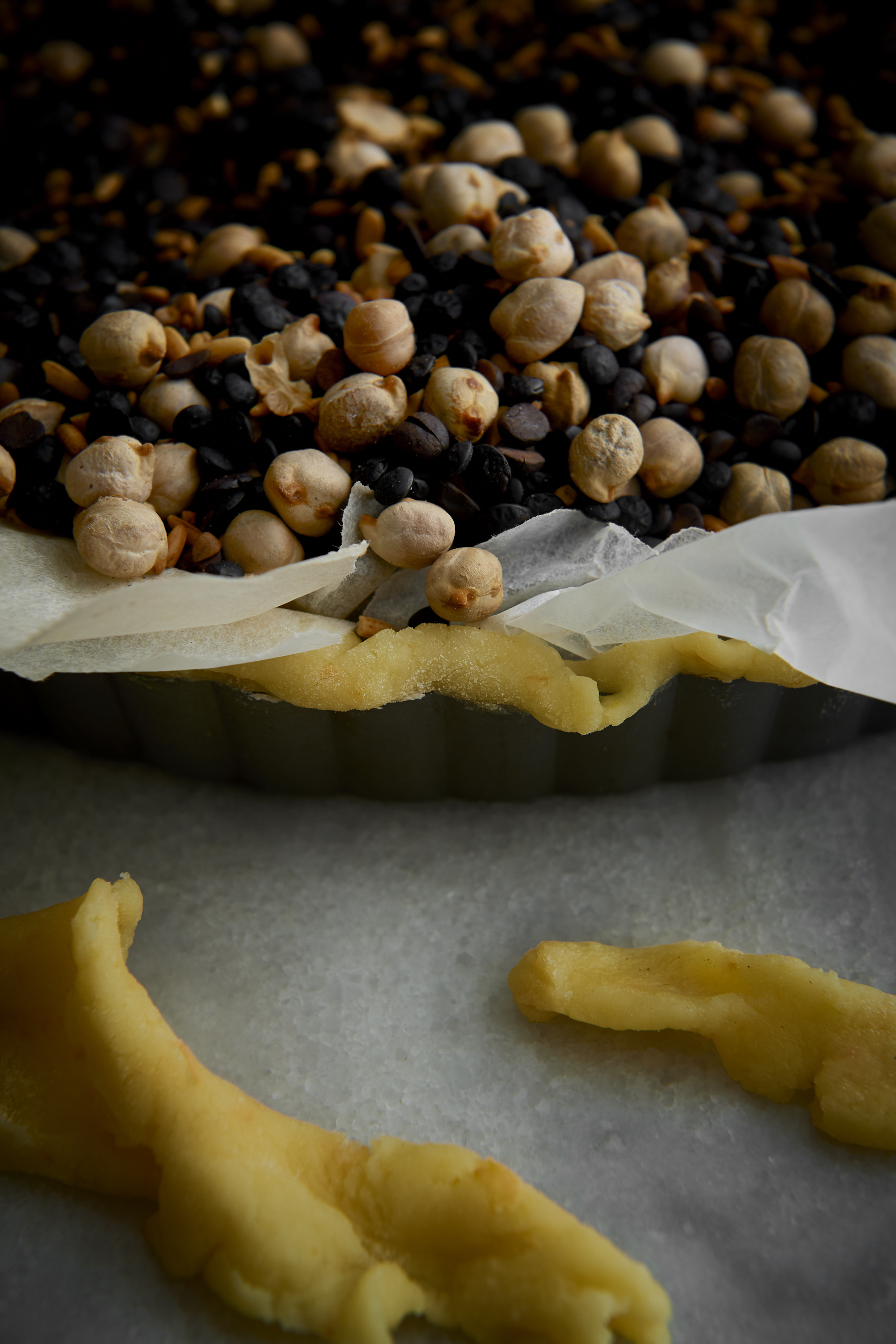 Macadamia nut tart