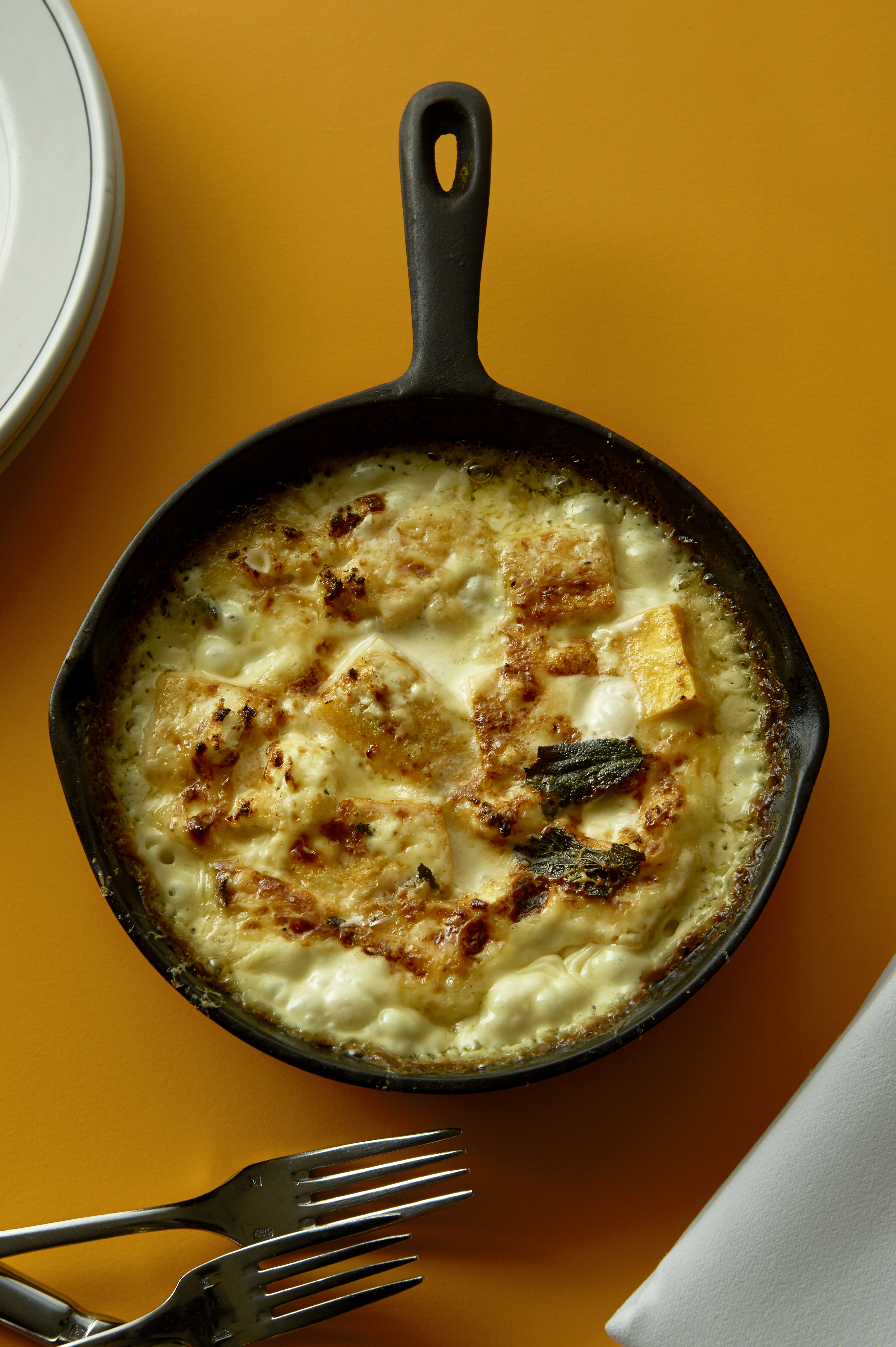 Roast pumpkin, pine nuts and yoghurt