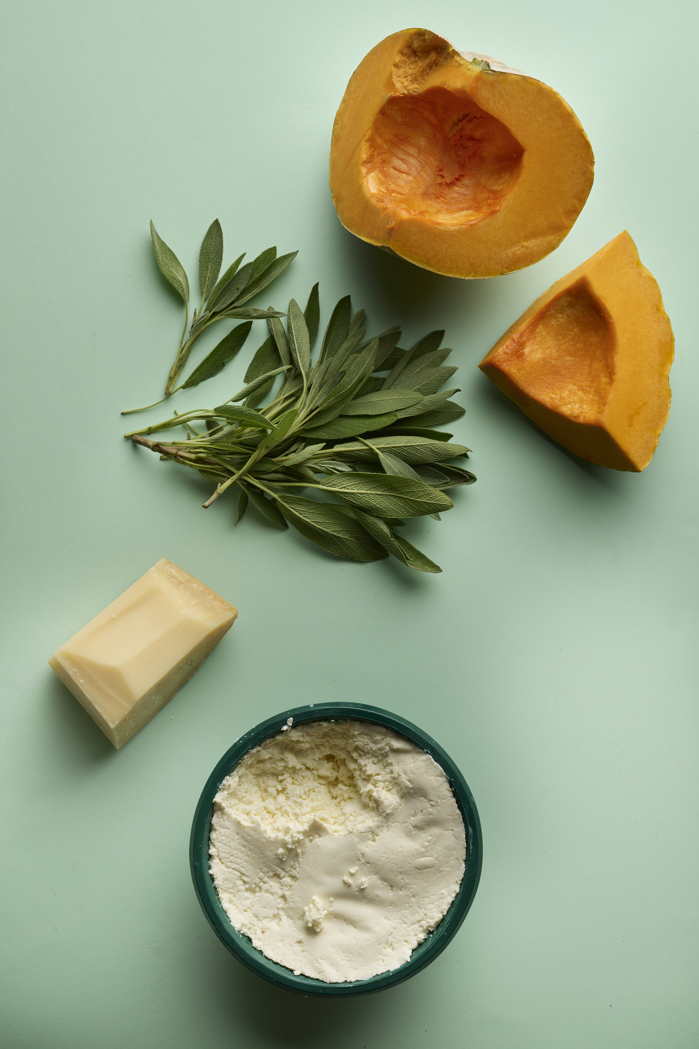 Ricotta and pumpkin gnocchi with burnt butter and sage