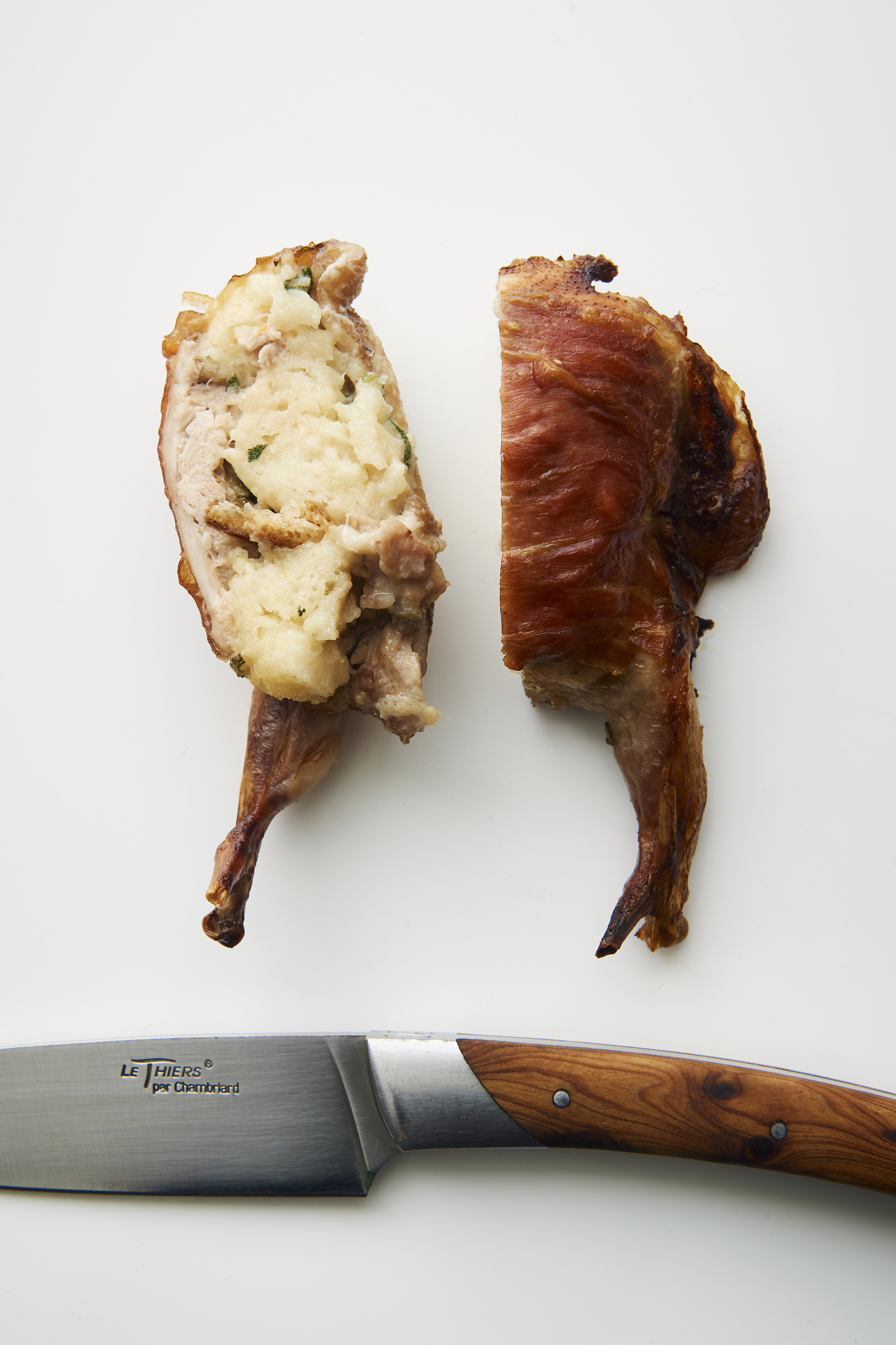 Quail roasted in milk
