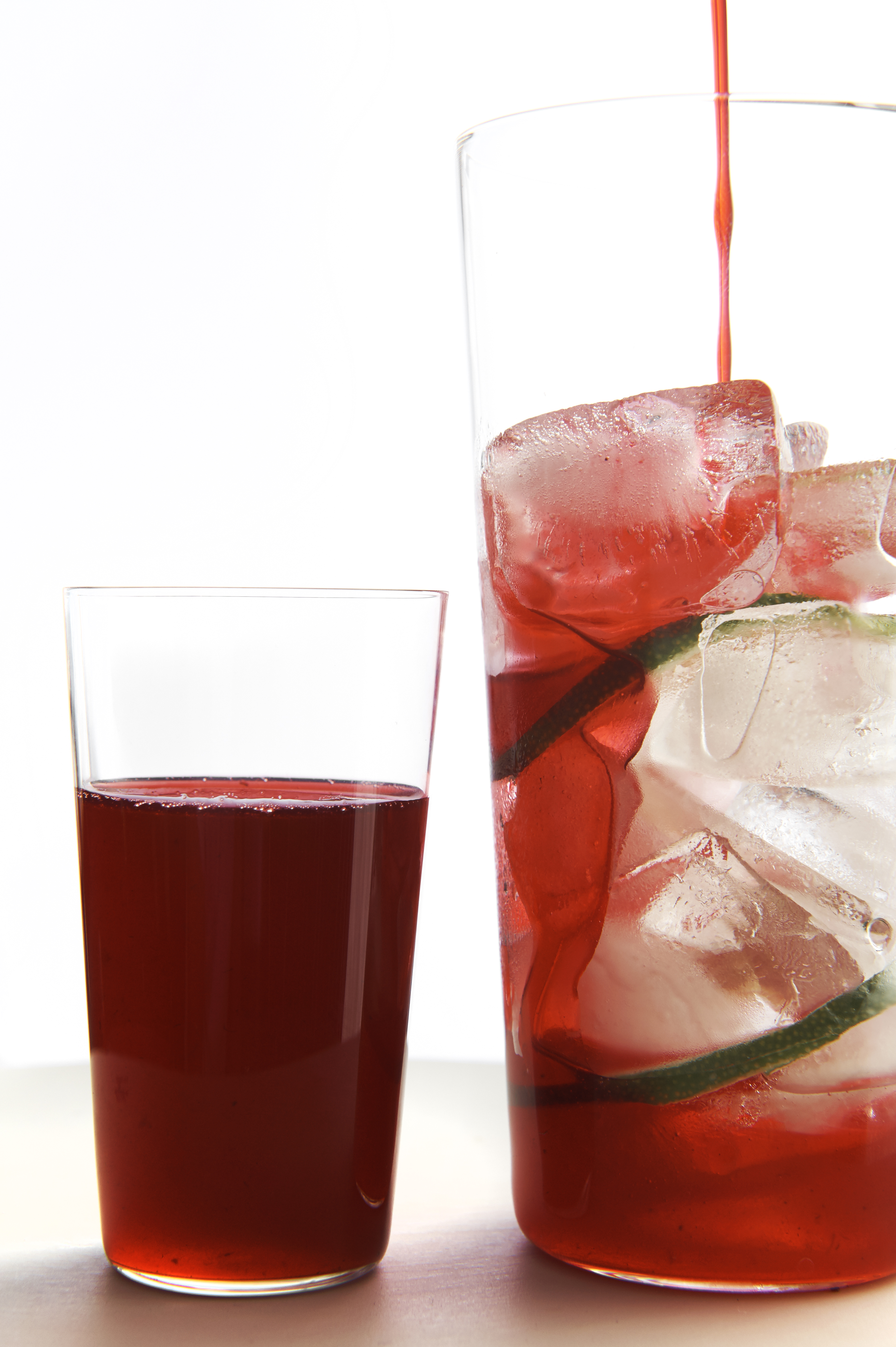 Raspberry cordial and raspberry and Lillet Rouge jelly