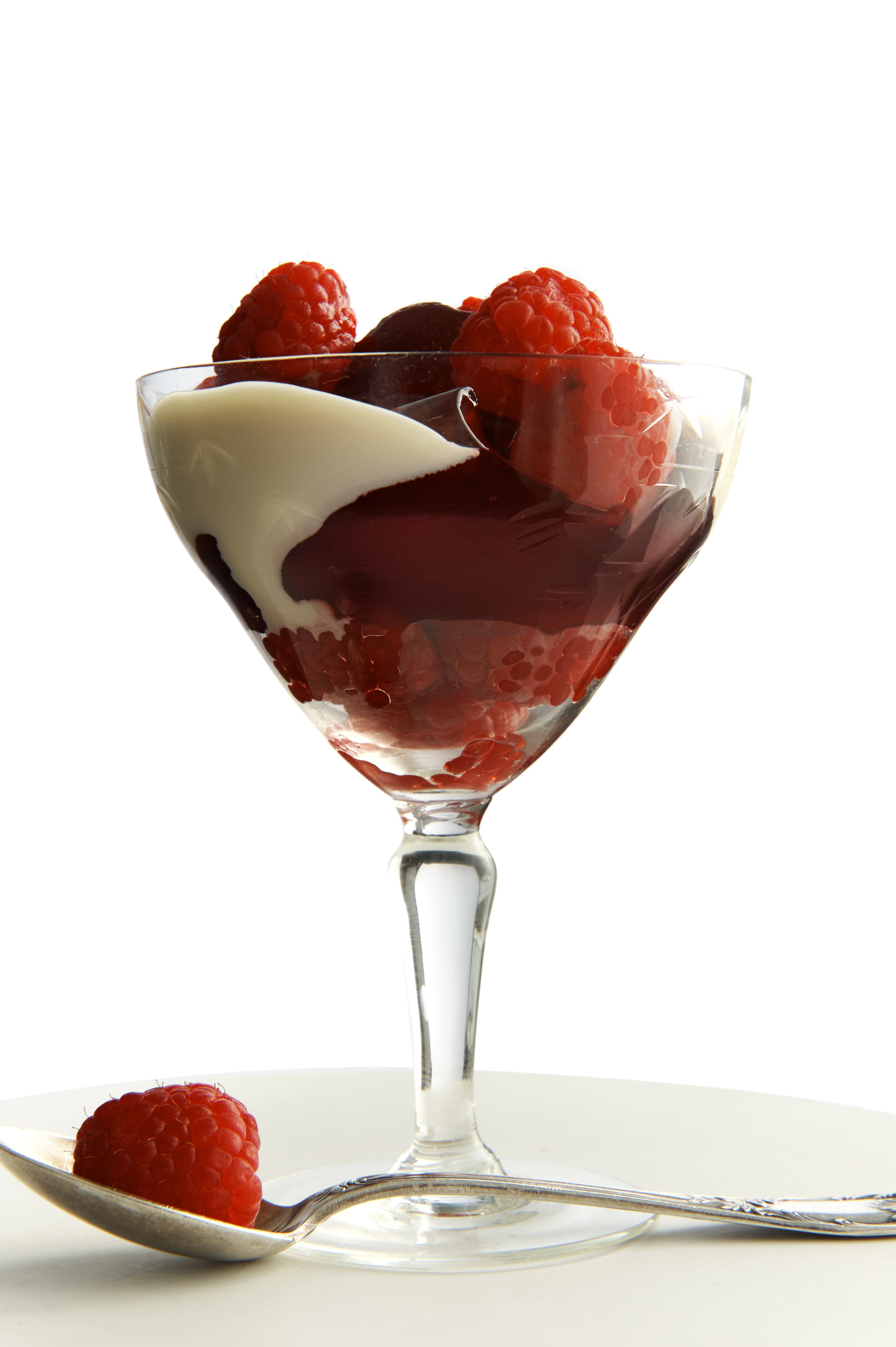Raspberry cordial and raspberry and Lillet Rouge jelly