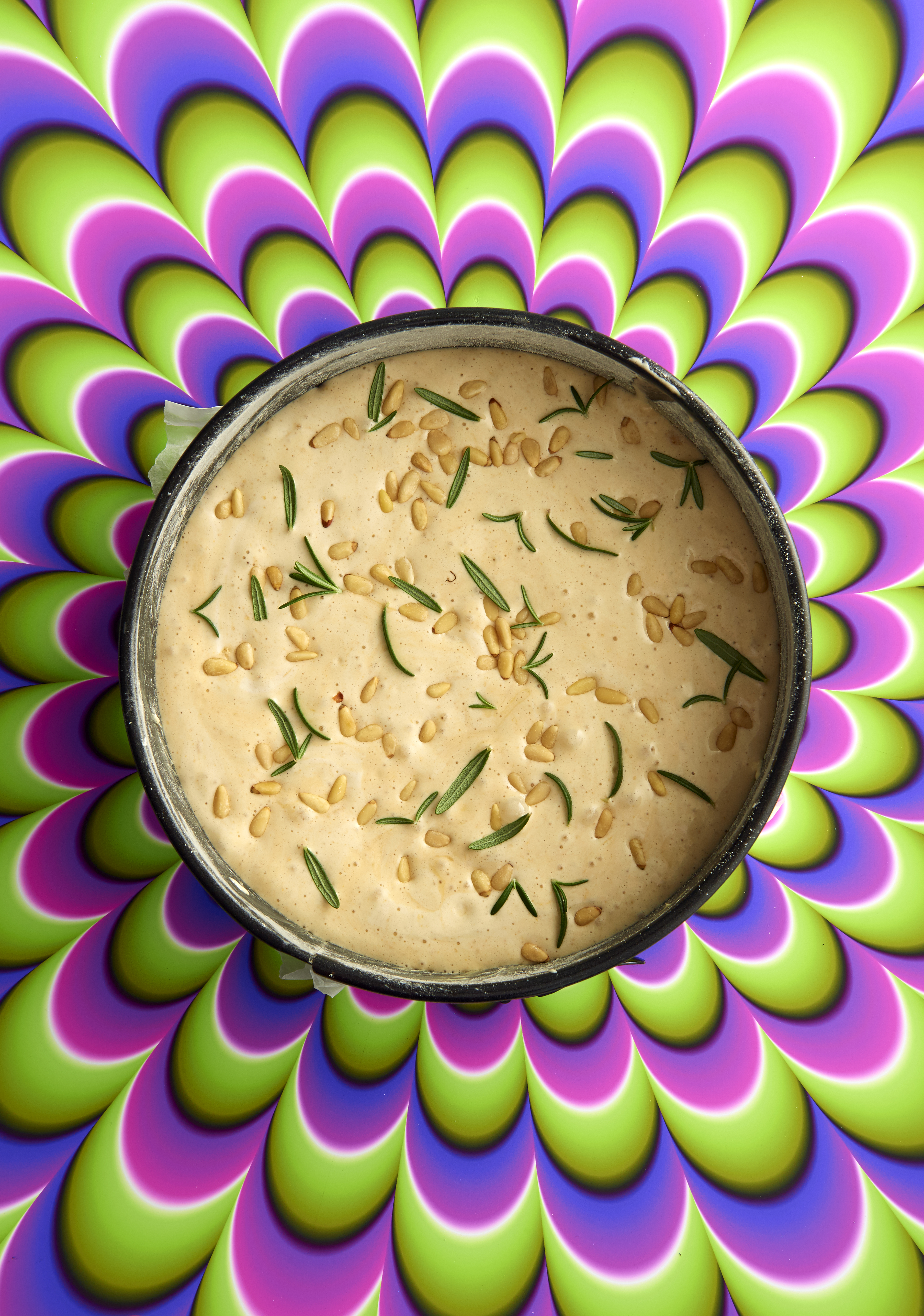 Chestnut, rosemary and pine nut cake