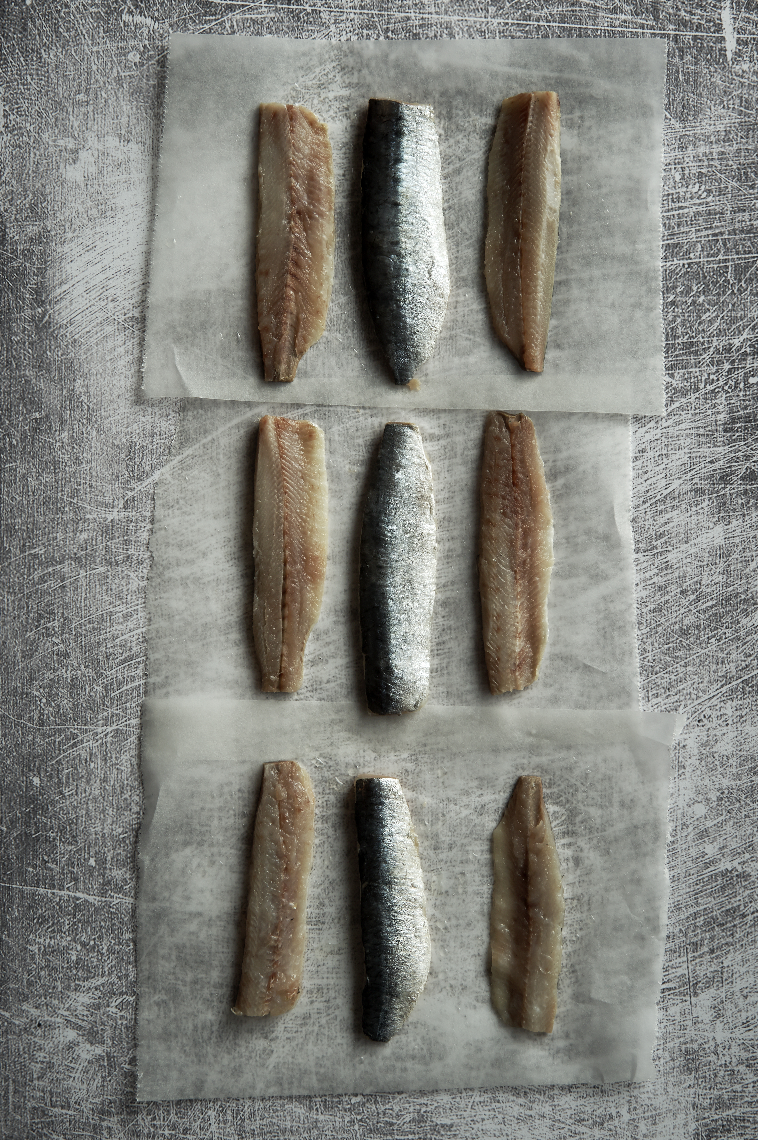 Pickled sardines on toast
